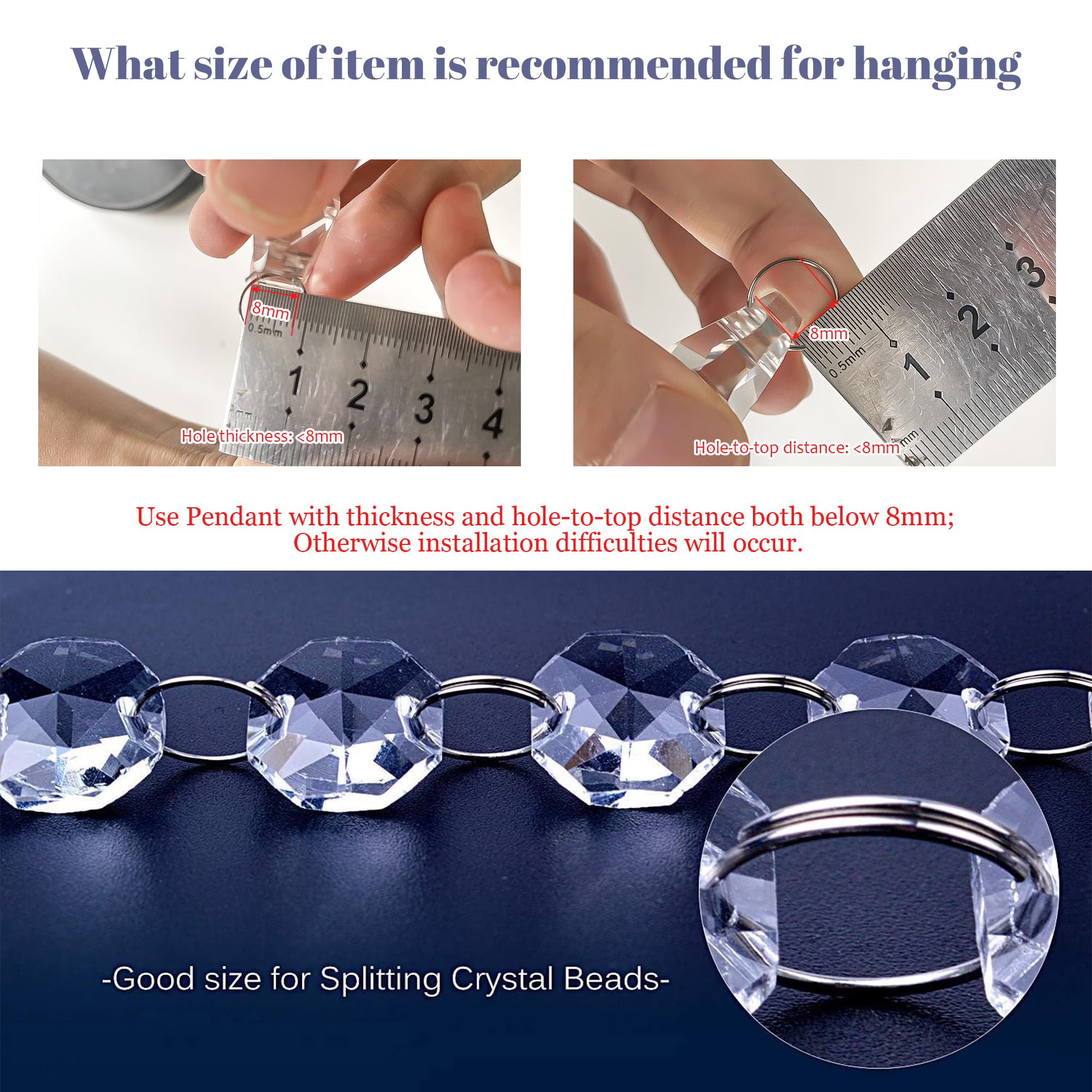 Aazon.co: 500pcs 15 Round Etal Split Keychain Stainless Steel...
