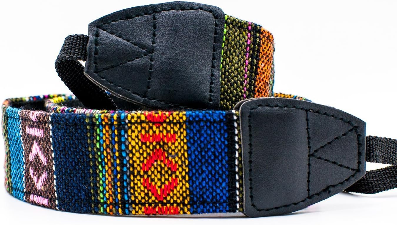Camera Shoulder Strap JIAMUSEN Universal Hand Grip Brown DSLR Neck Belt for Canon Nikon Pentax Sony Micro-SLR (Multi-Color)