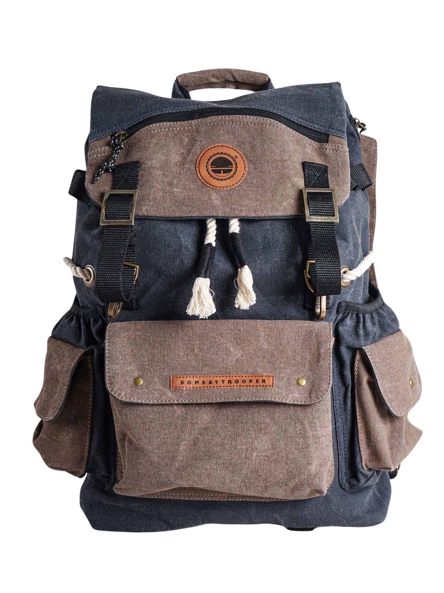 Bombay Trooper TERRA NOVA EXPLORER VICTOR BACKPACK – UPCYCLED CANVAS BACKPACK - LAPTOP BACKPACK - BLUE (B0DF7ZML2W) Amazon Price History, Amazon Price Tracker