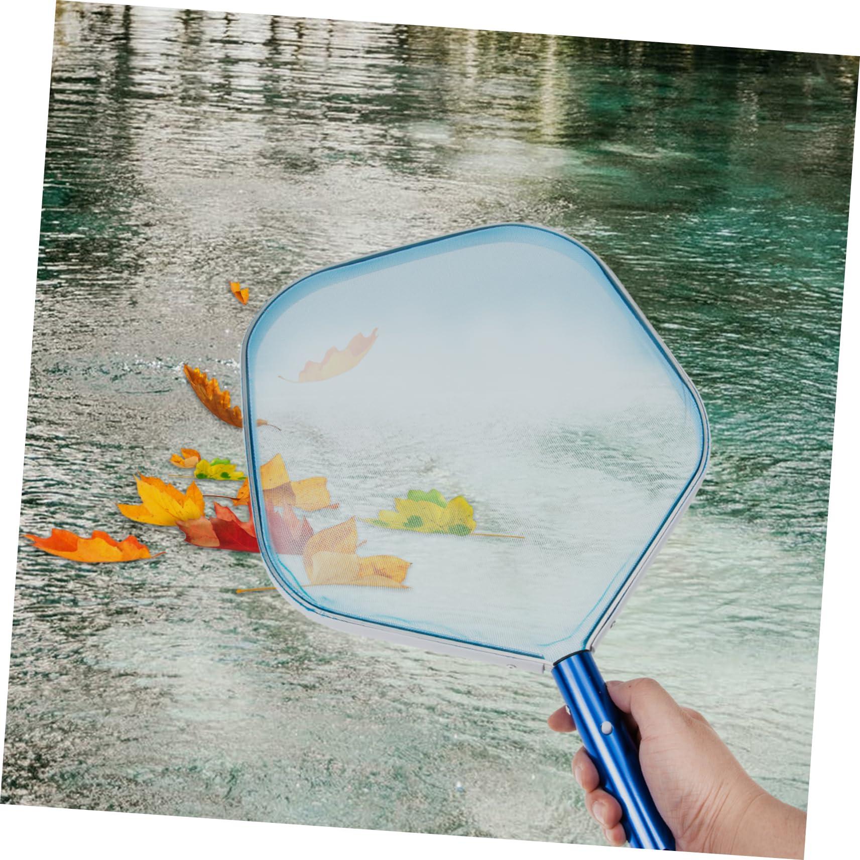 Toyvian Salvamento De Pool Encriptada para Limpieza De Piscina Recogehojas De Malla Fina Limpiador De Estanques De Aguas Poco Profundas para Uso Jardín