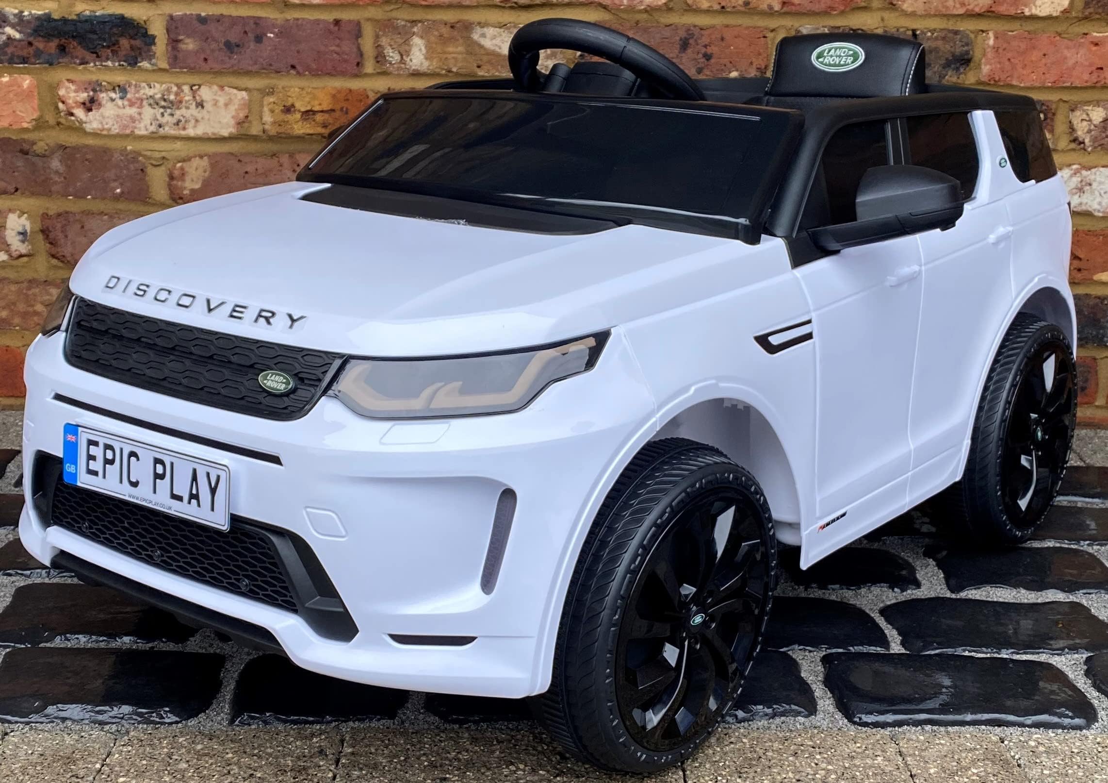 Jaguar Land Rover Ride on Car Discovery HSE Sport Licensed 12v Electric Battery Epic Play Kids Toy inlcudes remote control White