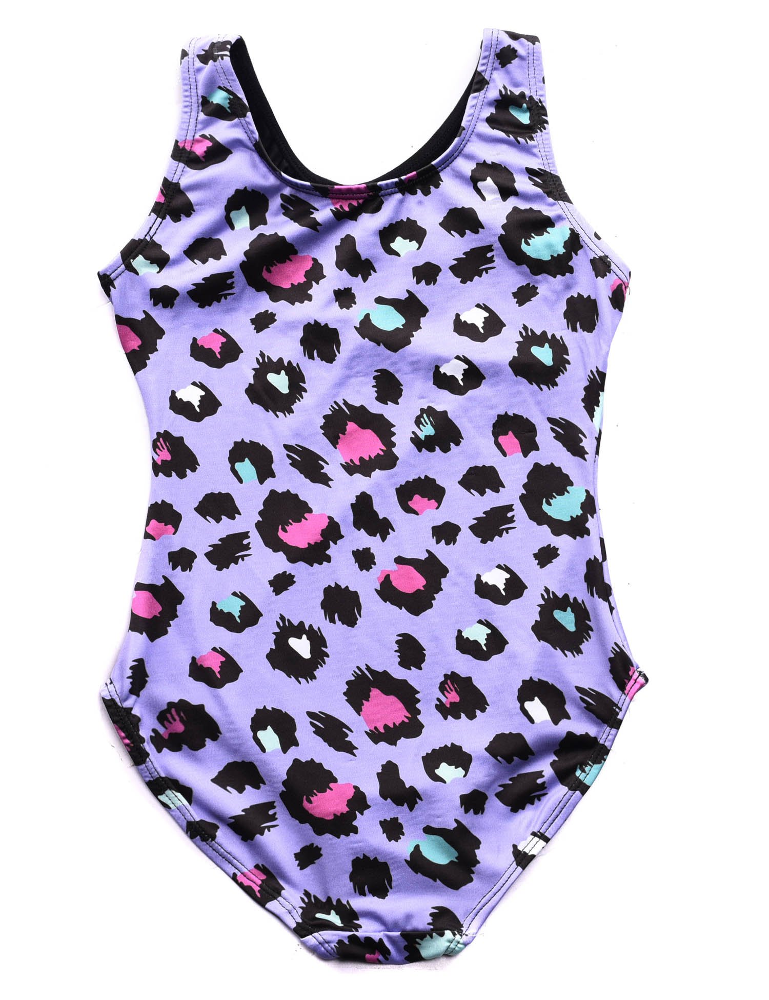 Rosdeer Teen Girls' One-Piece Swimsuits Gymnastics Purple Leotard 10-11Y