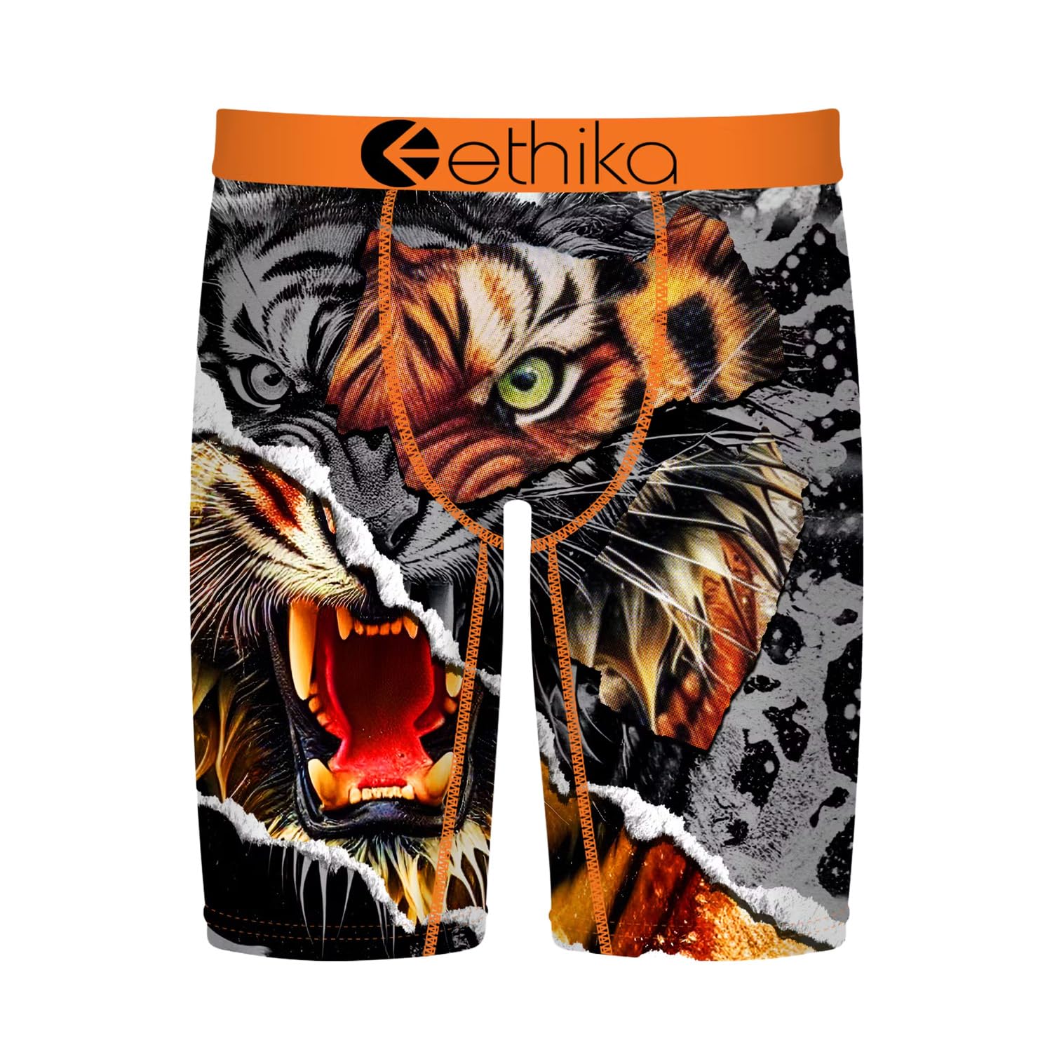Caleçons boxeurs Ethika Tiger Temper évite les irritations pour homme