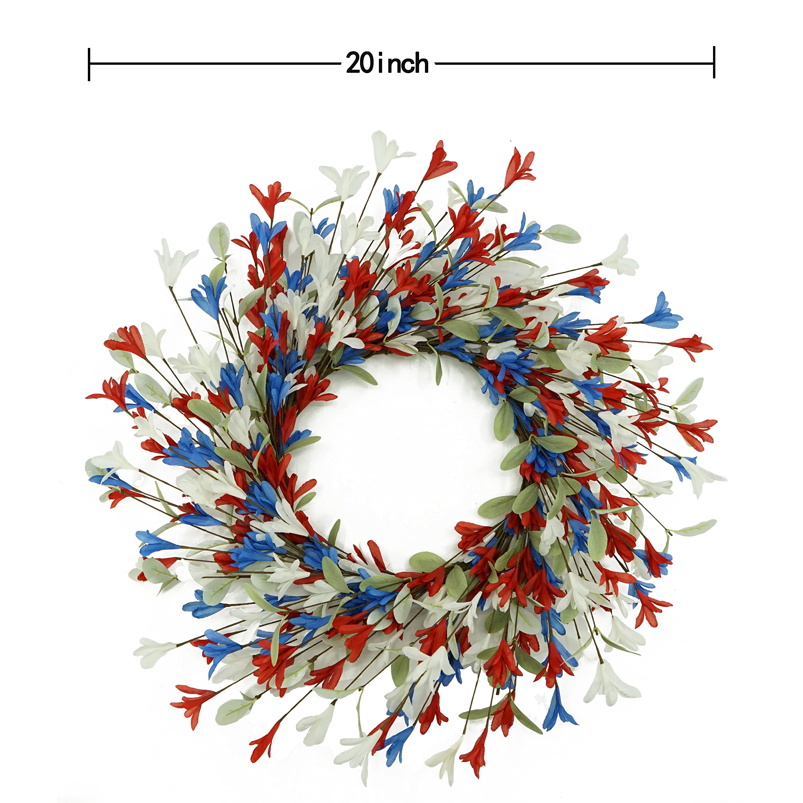 Amazon.co.jp: WreathDream 20インチ マルチカラー レンギョウフラワー