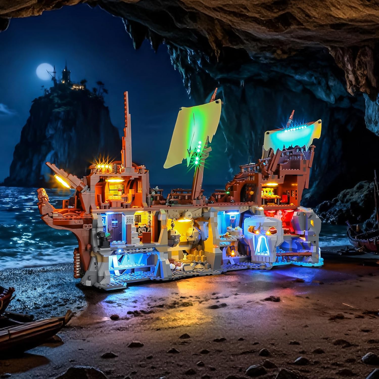 BRIKSMAX 2.0 Light Kit Compatible with Lego 21363 Goonies Ideas Building Sets- Original LED Lighting Kits (Accessories Only),Cable-Hiding Tech for Display, Gifts & Collectors