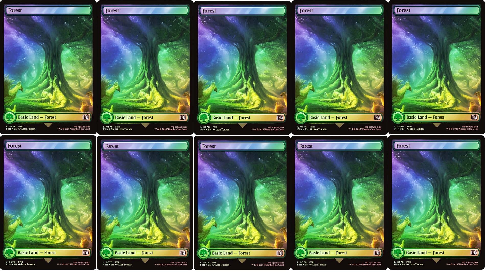 Amazon.com: 10x Magic The Gathering Final Fantasy Surge FOIL Full