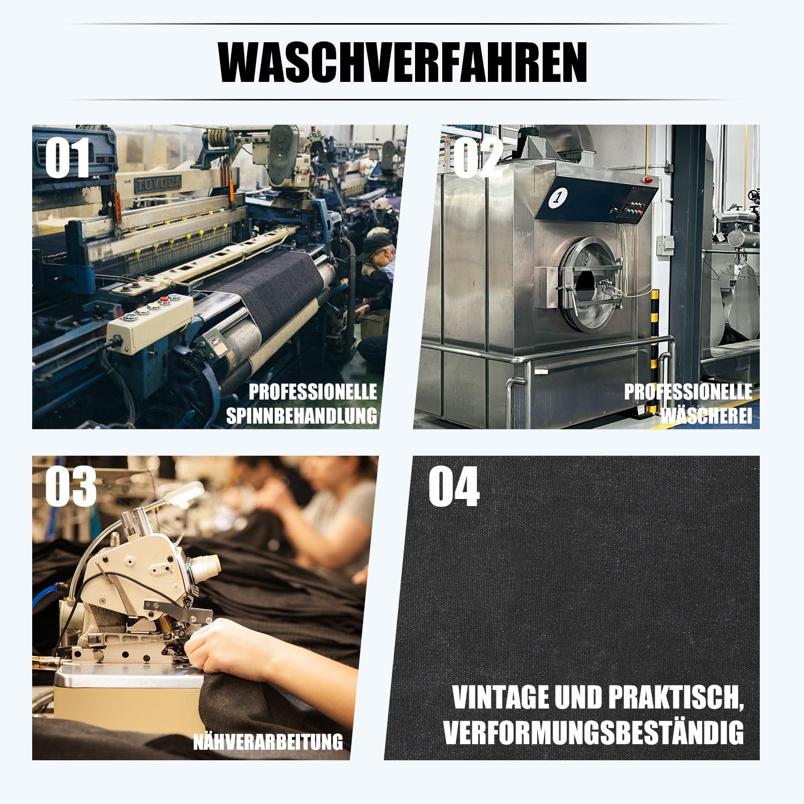 Eshow Umhängetasche Herren Wasserabweisend, Laptoptasche 15,6 Zoll aus Echtleder und Canvas, Messenger Bag Arbeitstasche Schultertasche Vintage für Arbeit Uni Freizeit Büro Schwarz