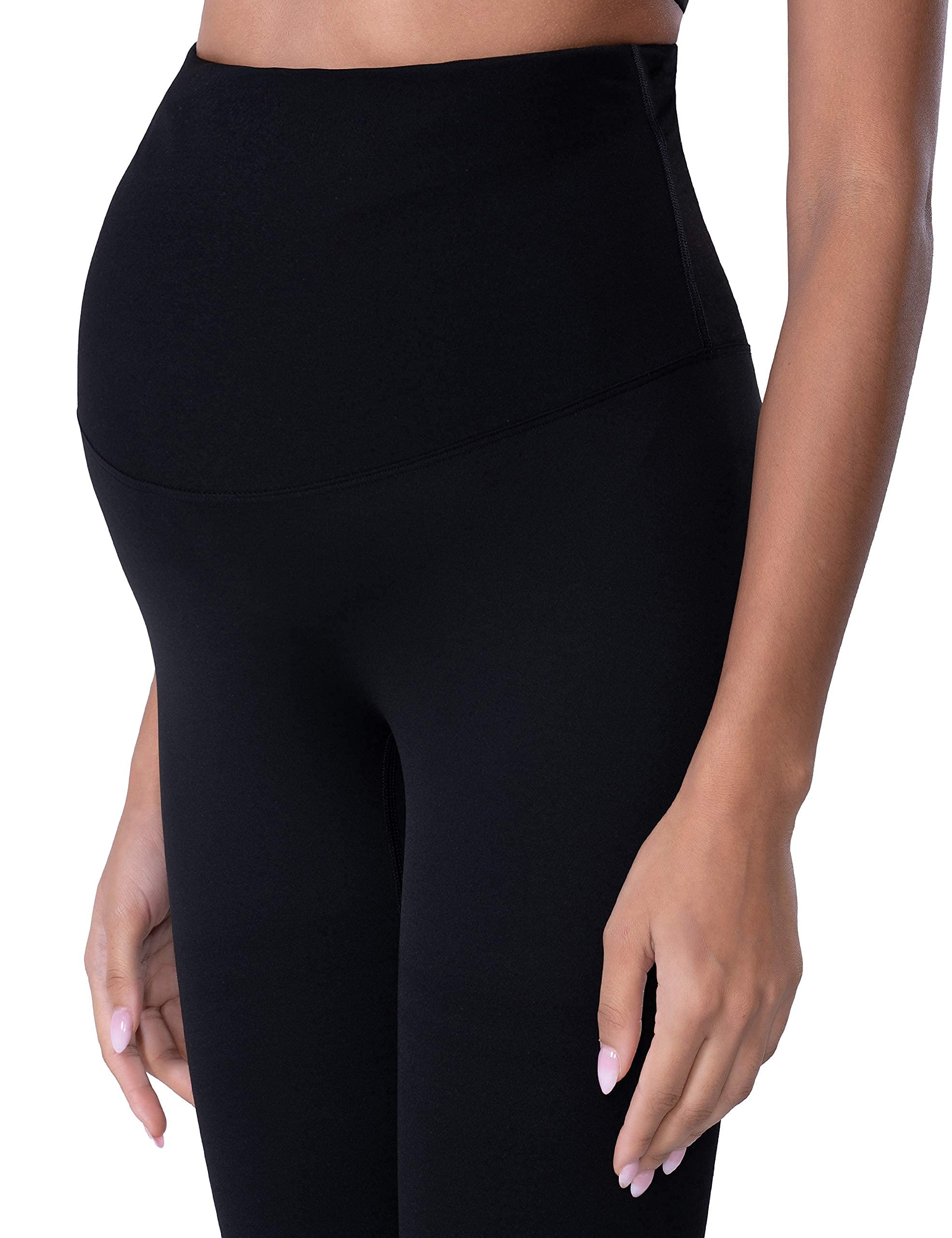 POSHDIVAH Damen Umstandsleggings über dem Bauch Schwangerschaft Yoga Hose Active Wear Workout Leggings
