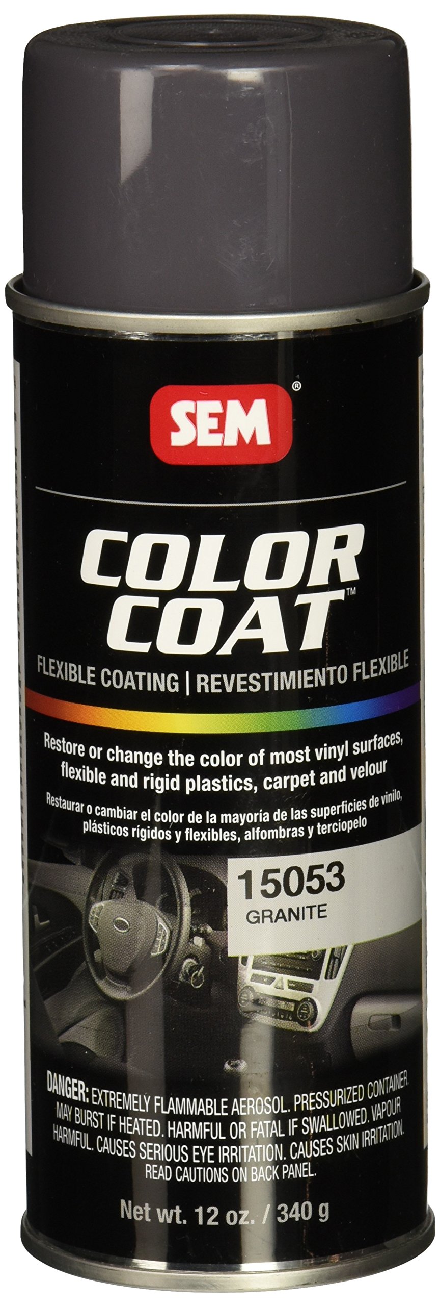 SEM Products 15053 Granite Color Coat - 12 oz.
