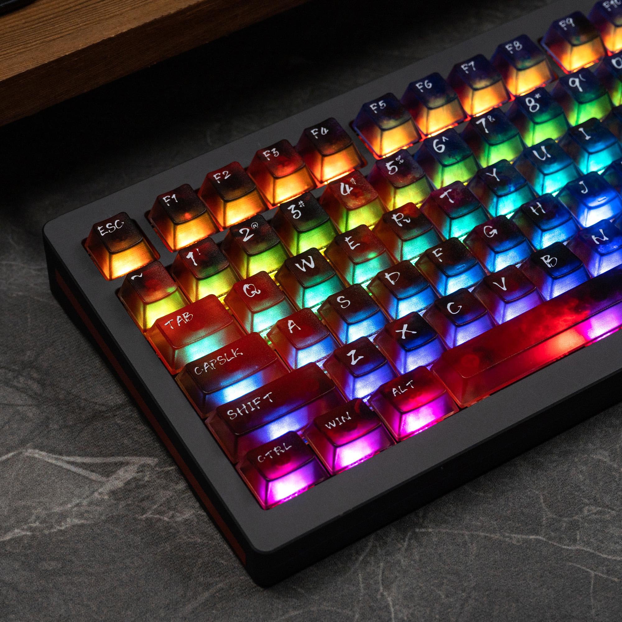Amazon.co.jp: mintcap 119keys キーボードキーキャップ シャイン