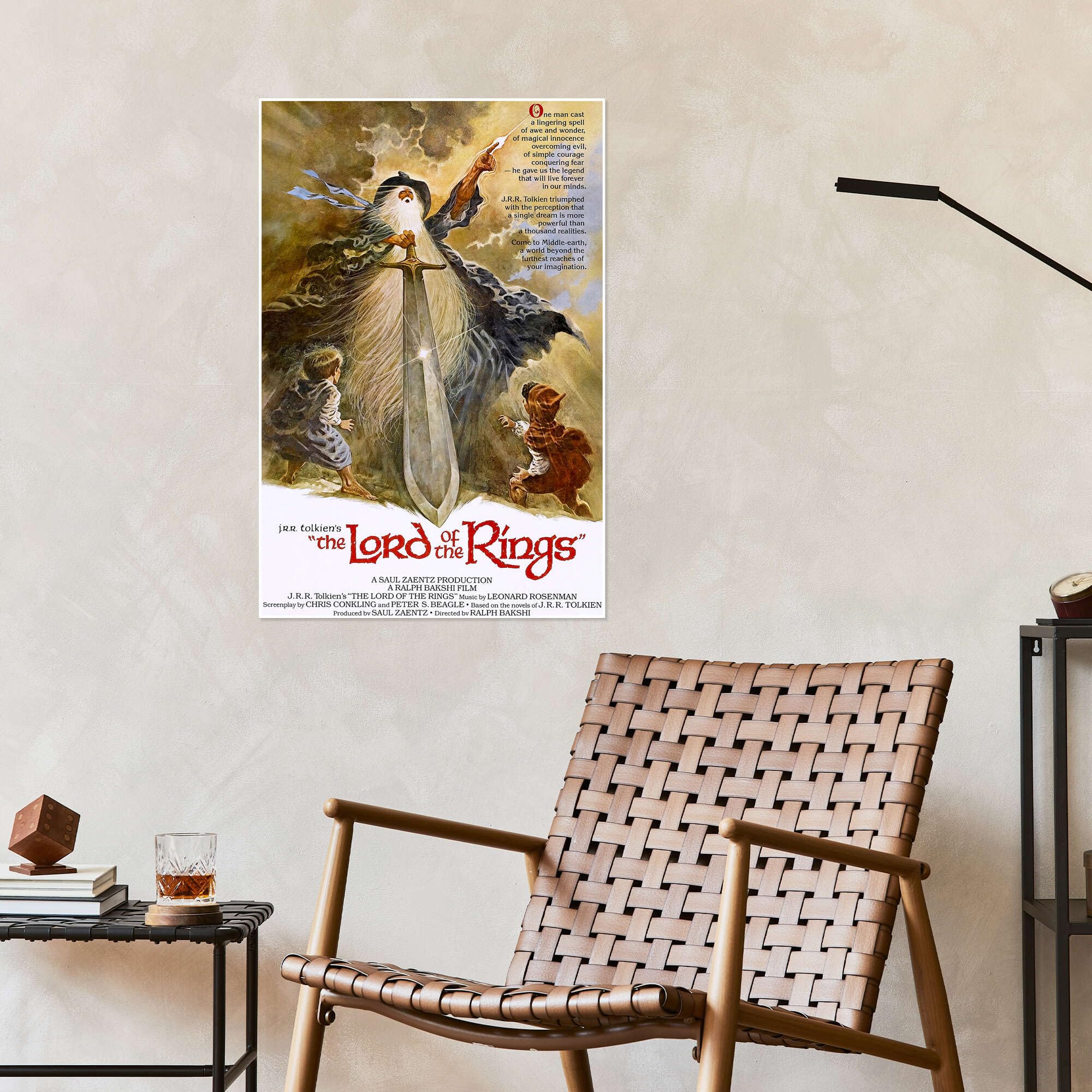 KKMM Poster Su Tela Il Signore Degli Anelli - Stampa Moderna 30x45 Cm Per Camera Da Letto, Decorazione Cinema