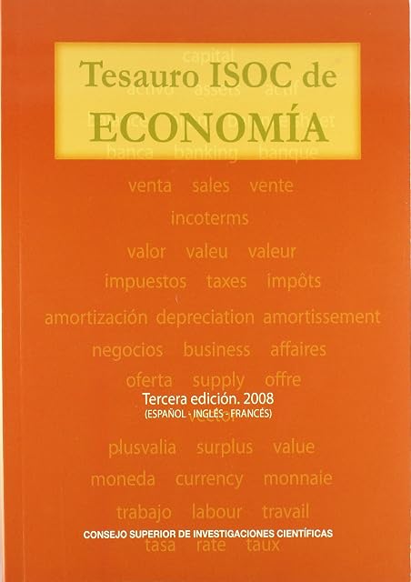 Portada de Tesauro Isoc de Economia
