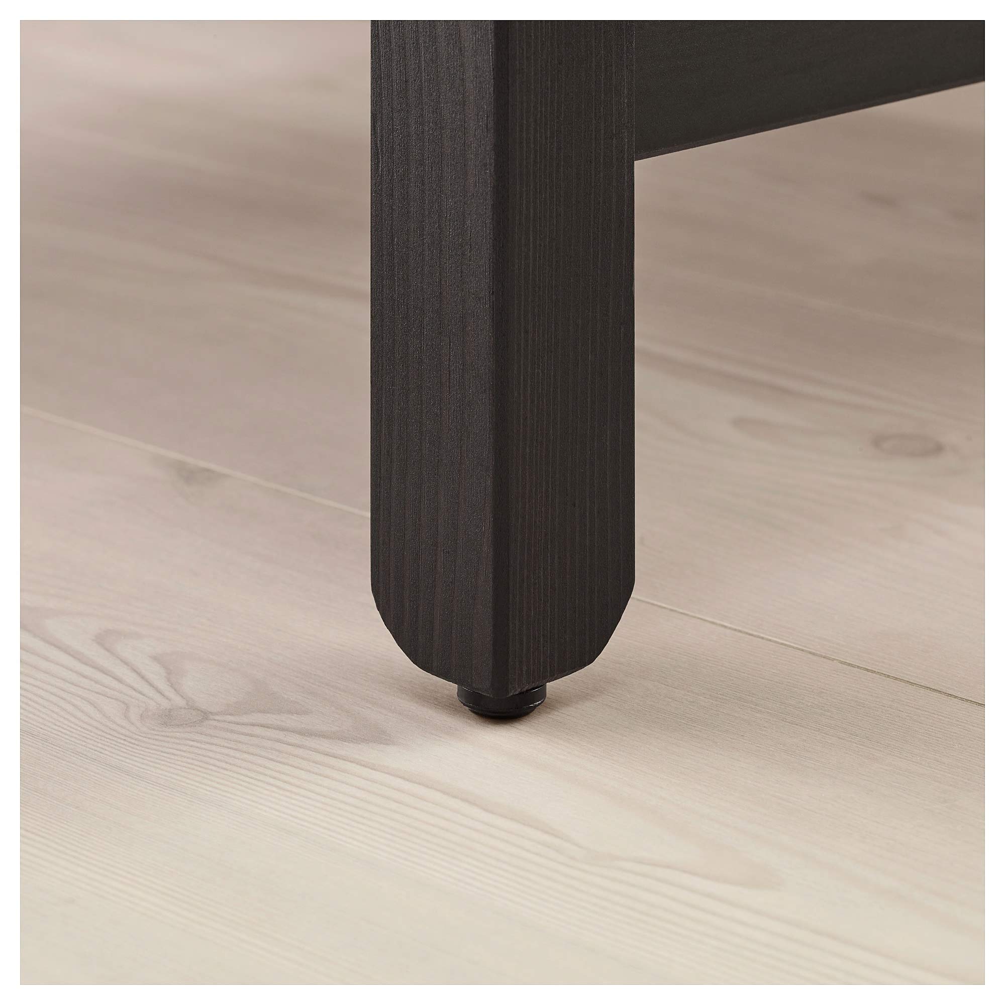 SIU Lot de 2 Tables gigognes Marron foncé en pin Massif, Durable, Facile à Nettoyer. Dimensions du Colis : 55 cm, Largeur : 54 cm, Hauteur : 19 cm, Poids : 11,60 kg.