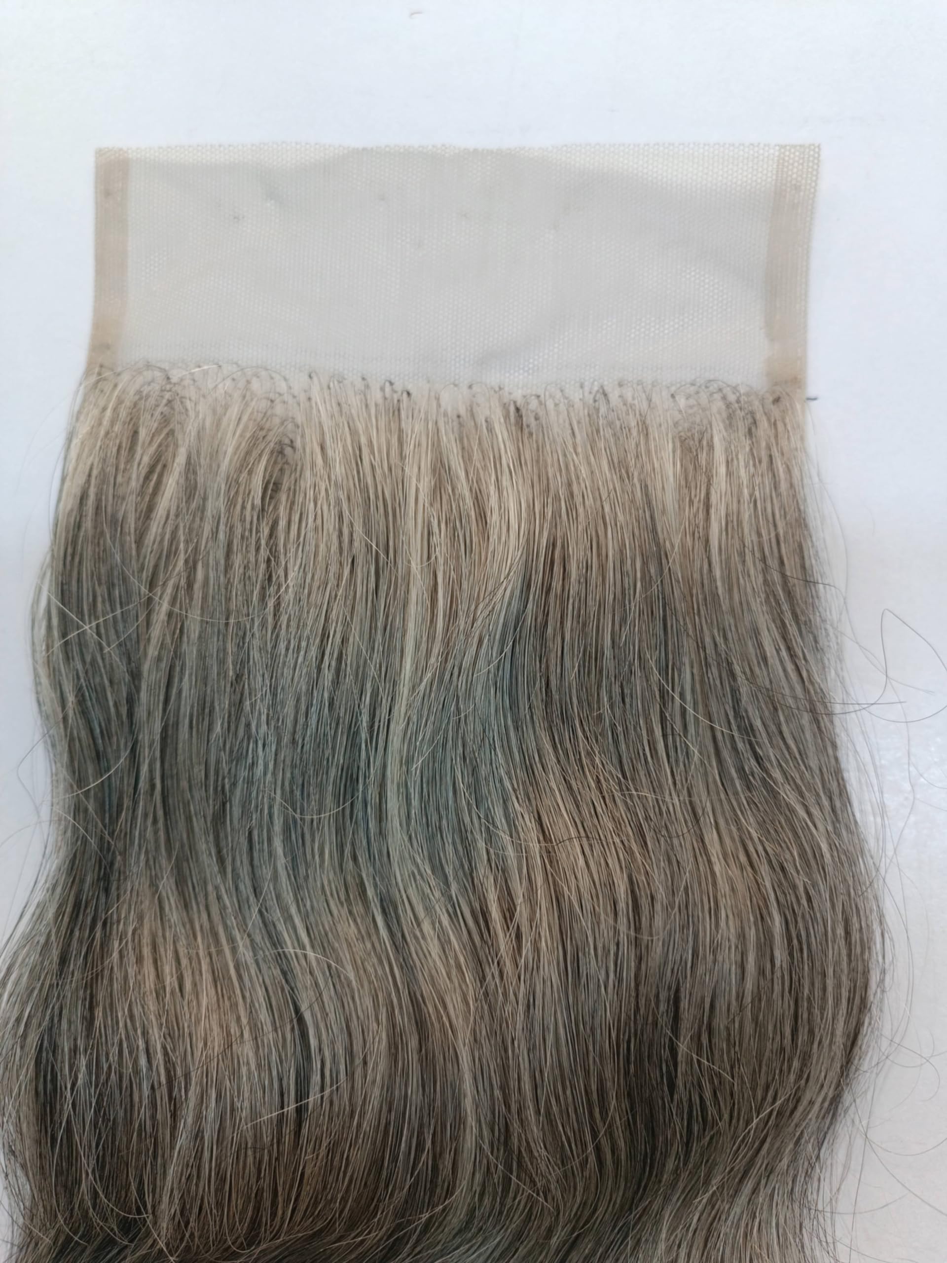 Amazon.com : Lace Closure Grey - Salt and Pepper Straight Human