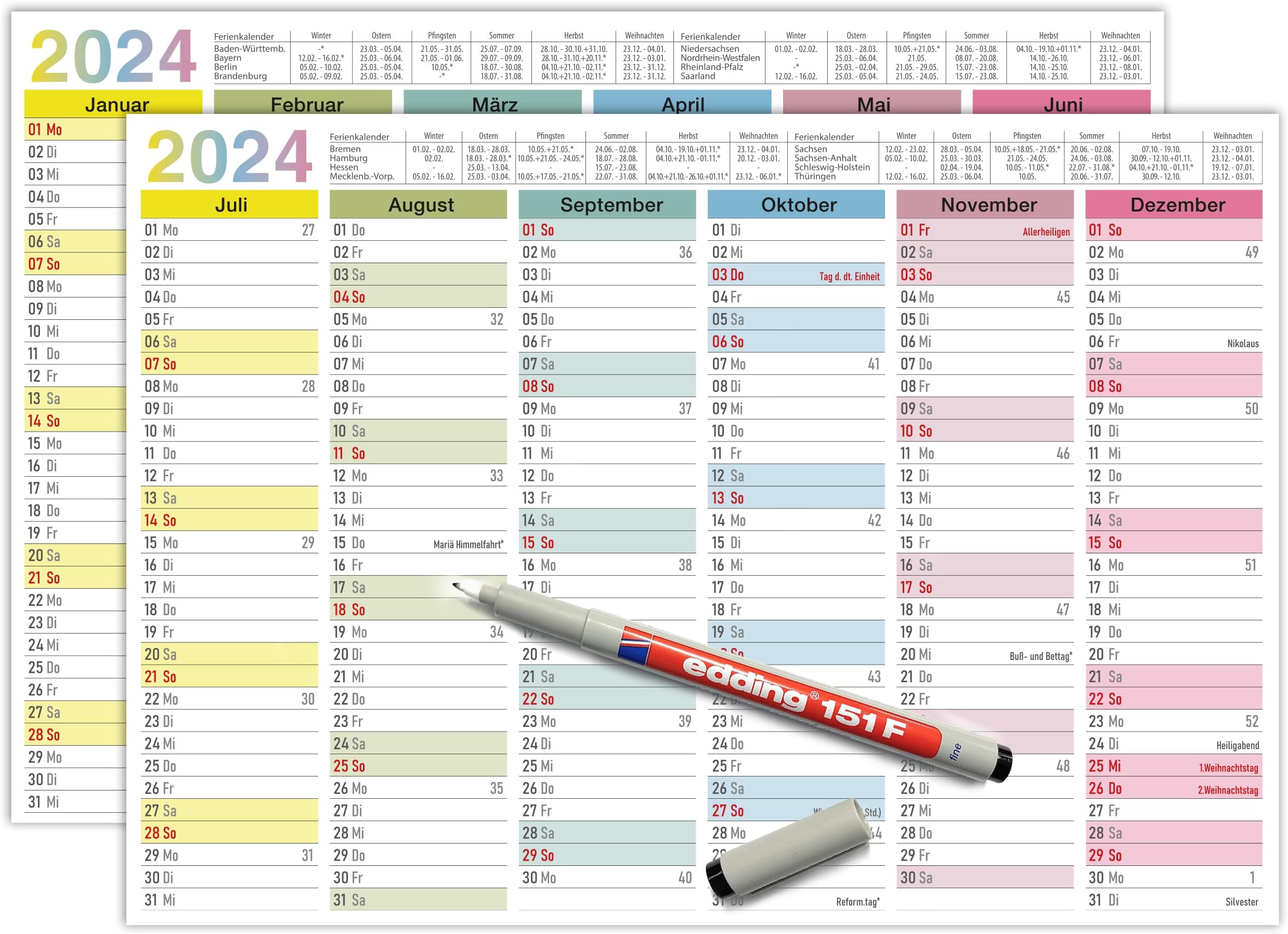 Staedtler jahresplaner lumocolor set 2021 Clearance
