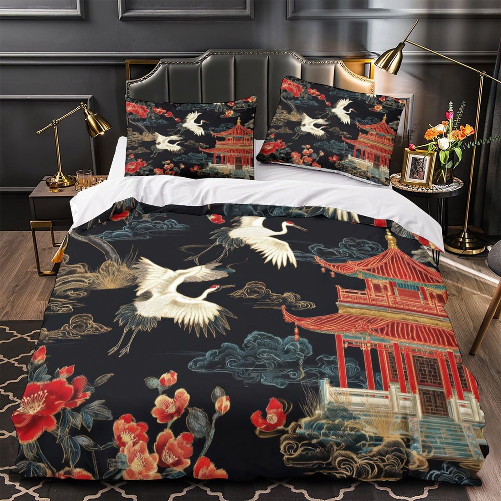 Housse de couette attrape-rêves hypoallergénique en microfibre super douce pour peau sensible