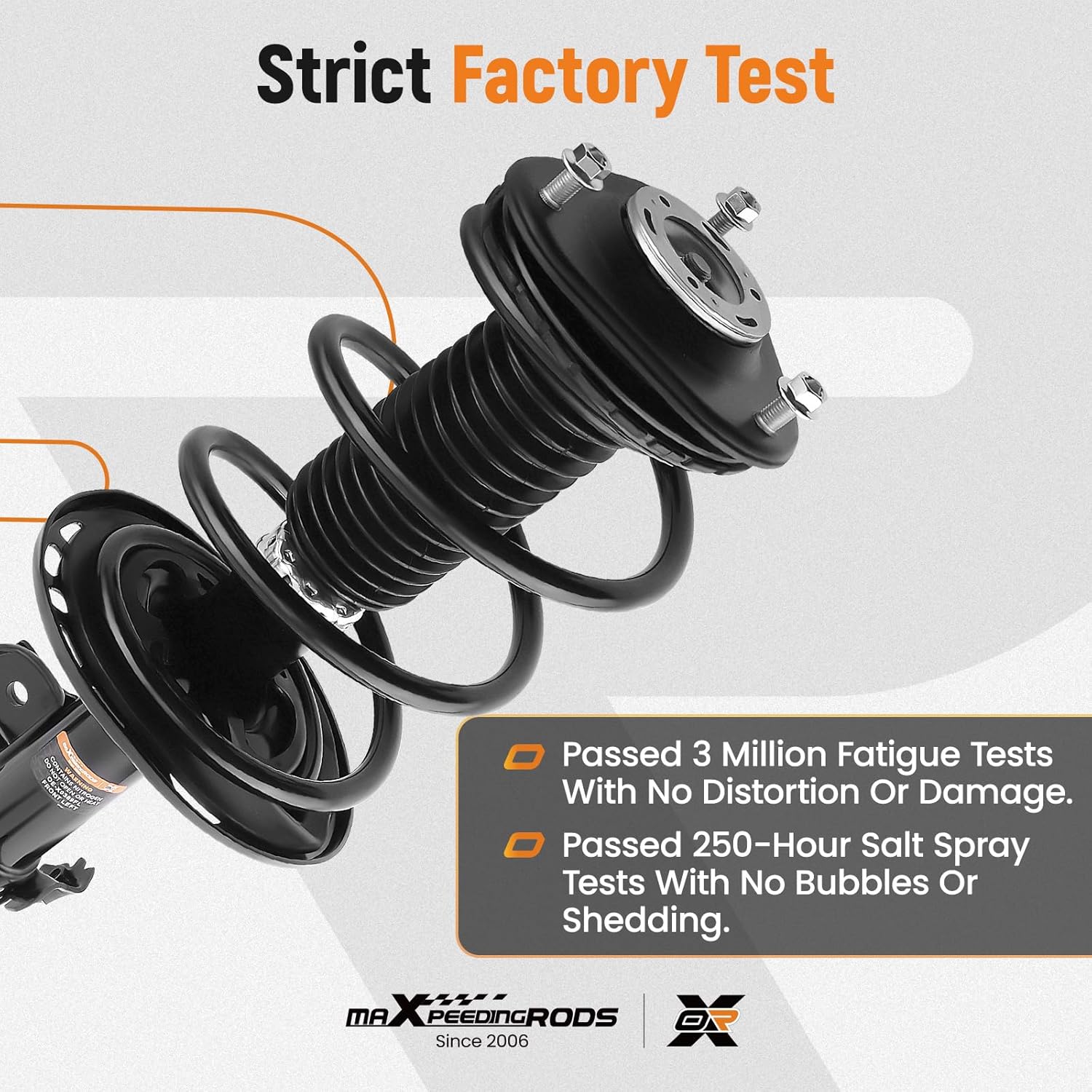 maXpeedingrods Front Struts for Toyota RAV4 2006-2008 2.4L Only 2009-2012 2.5L Only, 172276 172275 Shock Absorbers Complete Struts with Coil Spring Assembly, 2Pcs