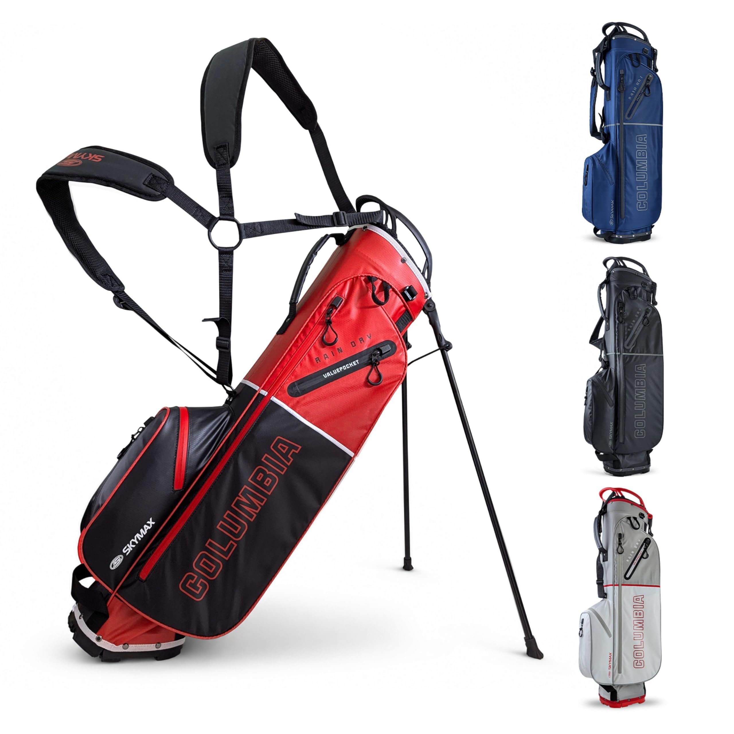 Skymax  Red Columbia Rain Dry Stand Bags, Sports Direct
