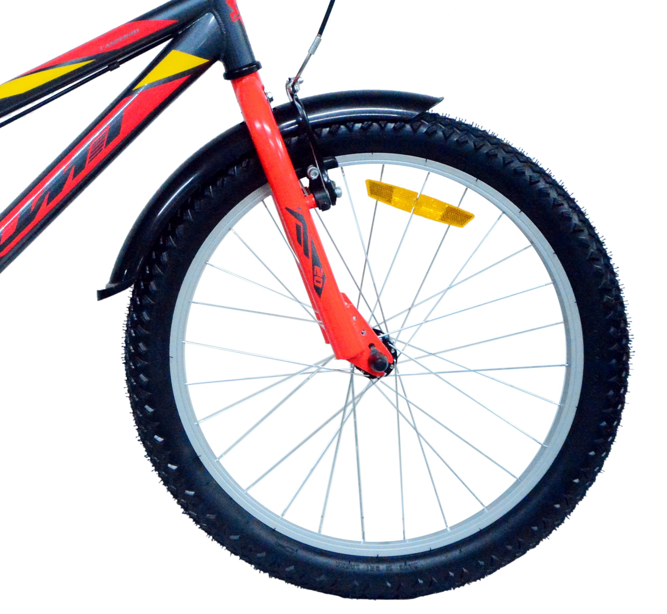 Bicicleta 20 Pulgadas niño | Bicicleta niño 6-10 años + Frenos V-Break + Estabilizadores + Cuadro Acero | Segura y Resistente