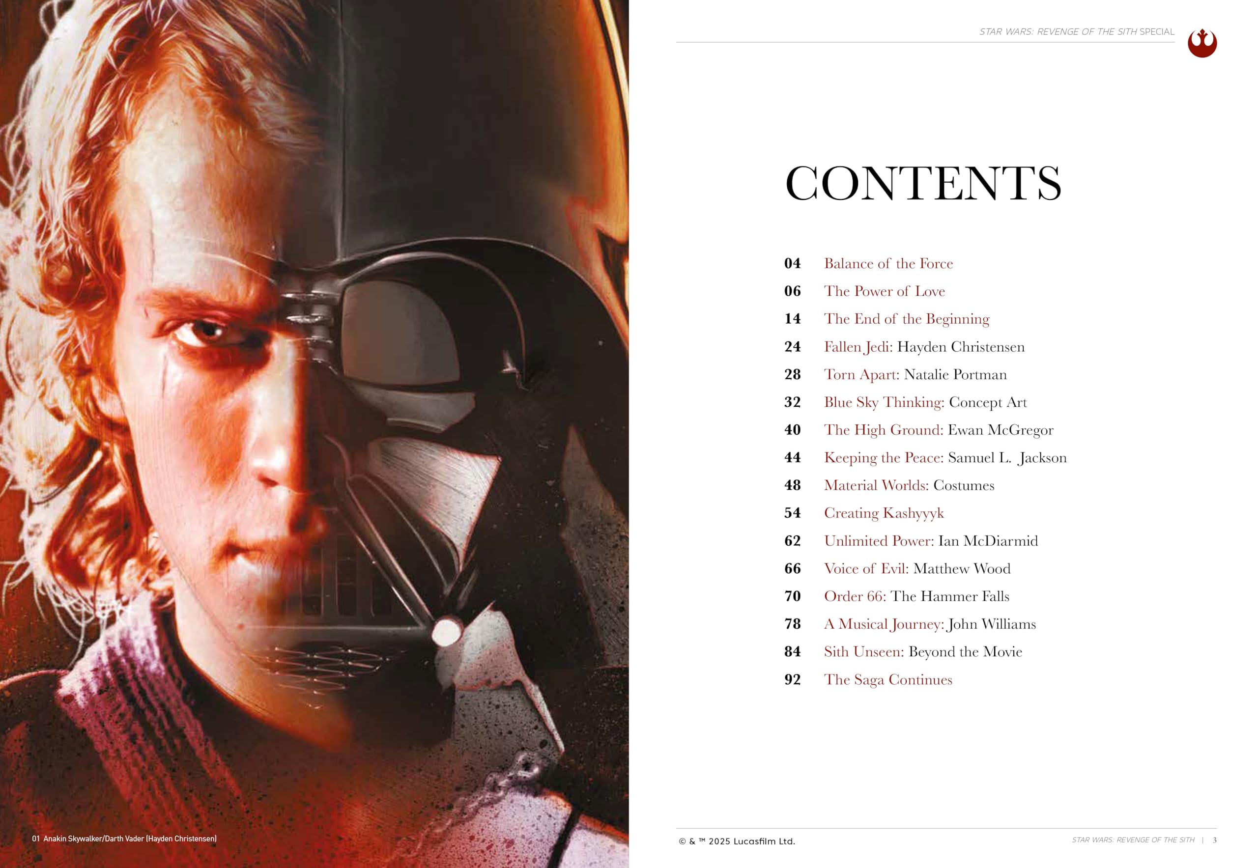 STAR WARS INSIDER PRESENTS REVENGE OF SITH 20TH ANN SP ED HC