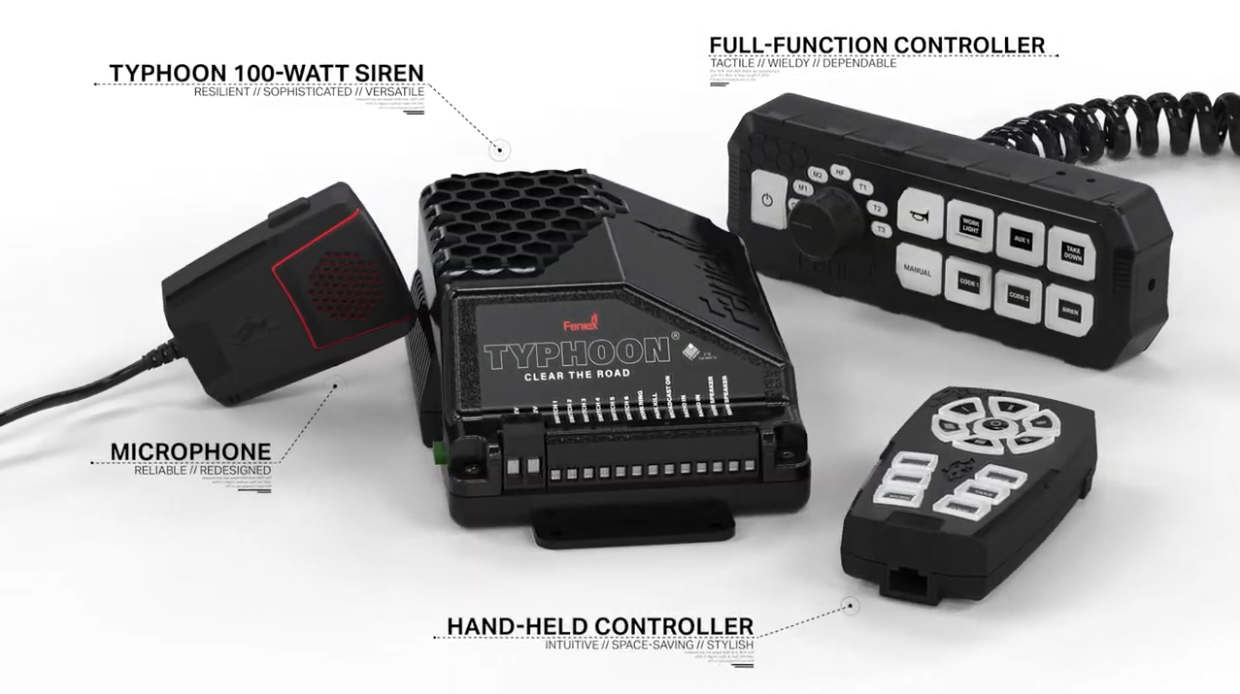 Amazon.com: Feniex Typhoon Handheld 100 Watt Siren Controller | 36