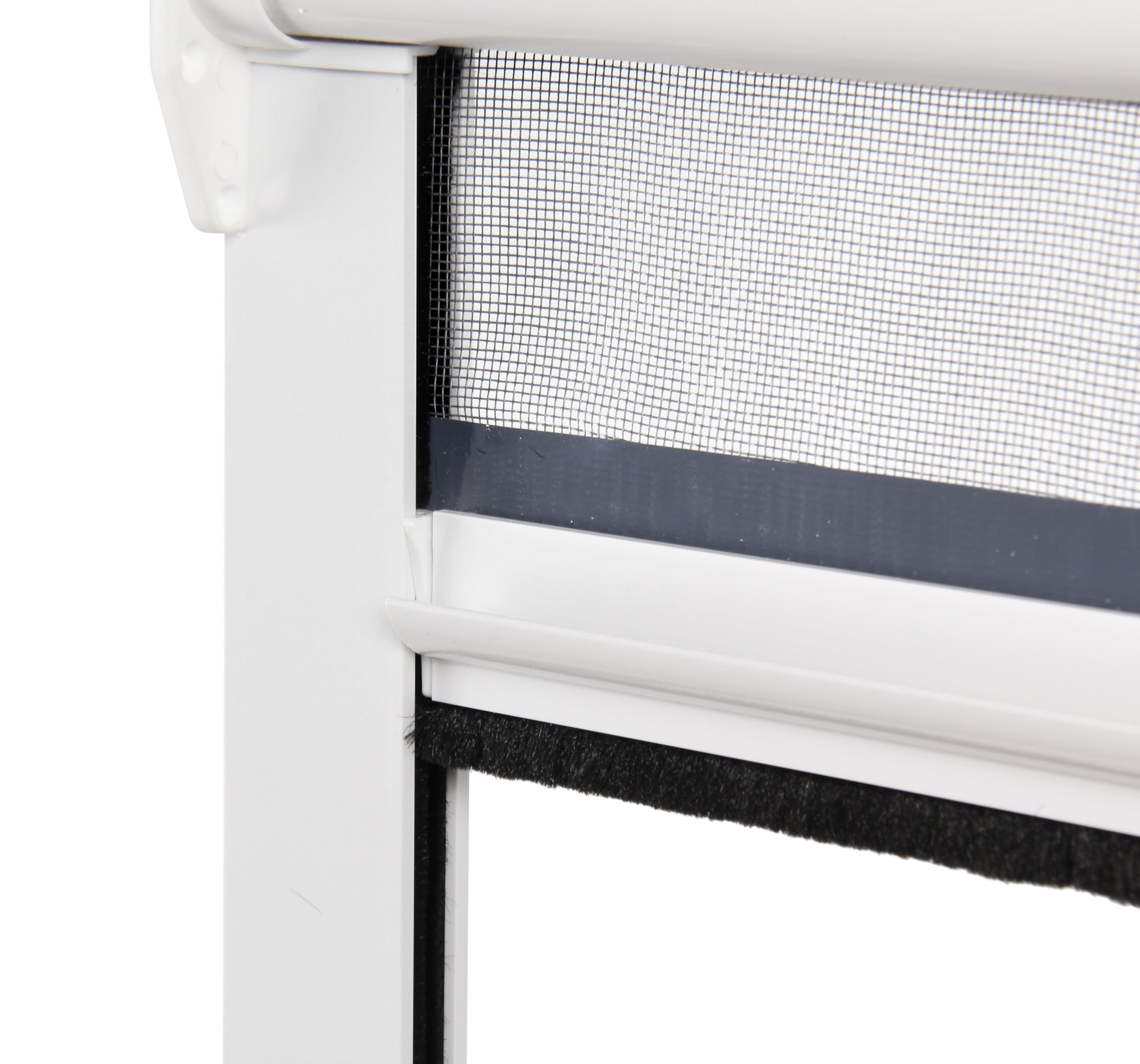 Moustiquaire Enroulable fenêtre PVC (L130cm x H160cm (Lot de 2 Articles))