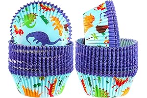 200 Pieces Dinosaur Cupcake Holders
