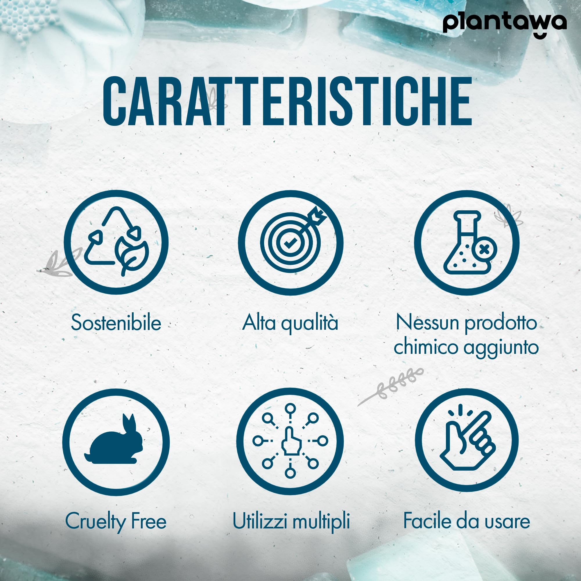 PLANTAWA Sale di Epsom 6kg | Sali da Bagno Rilassanti con Solfato di Magnesio Puro | Relax Muscolare, Cura della Pelle e Benessere Naturale | Bagno Rilassante e Schiumoso | Senza Tossine e Additivi