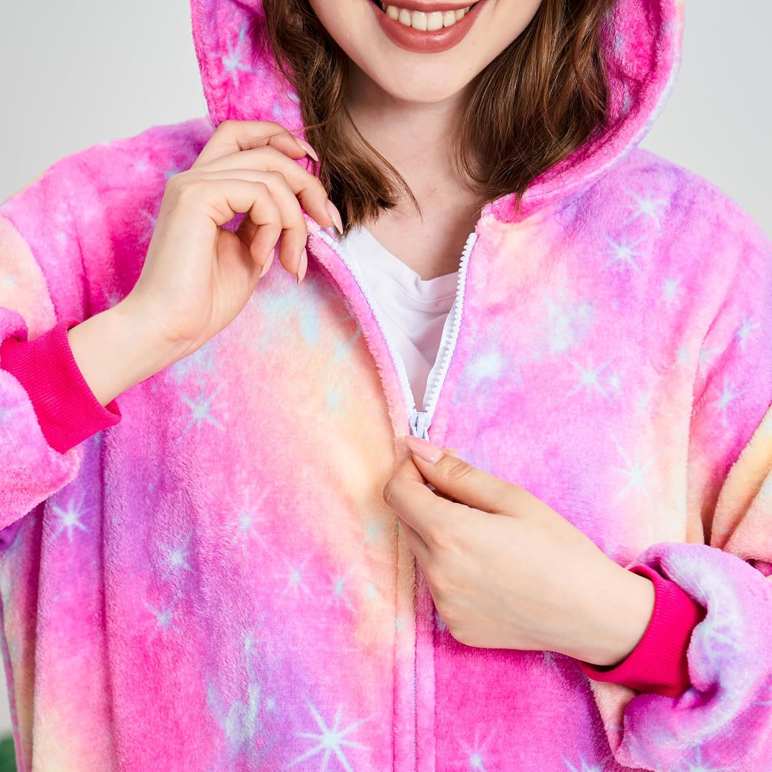 Unisex Unicorn Costumes Pyjamas, Adult Women Men Animal Cosplay Onesie - Image 7