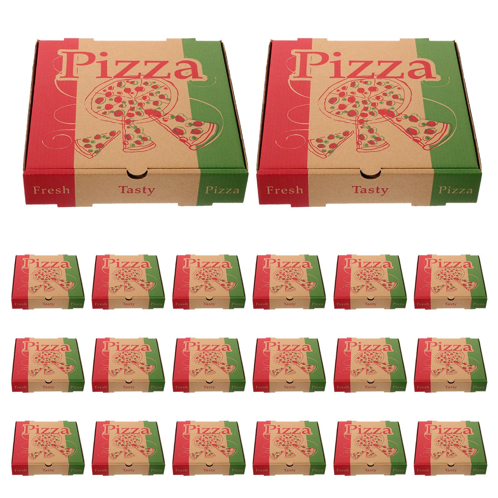 TOYANDONA 20 szt. papierowych pojemników na pizzę, 8 cali