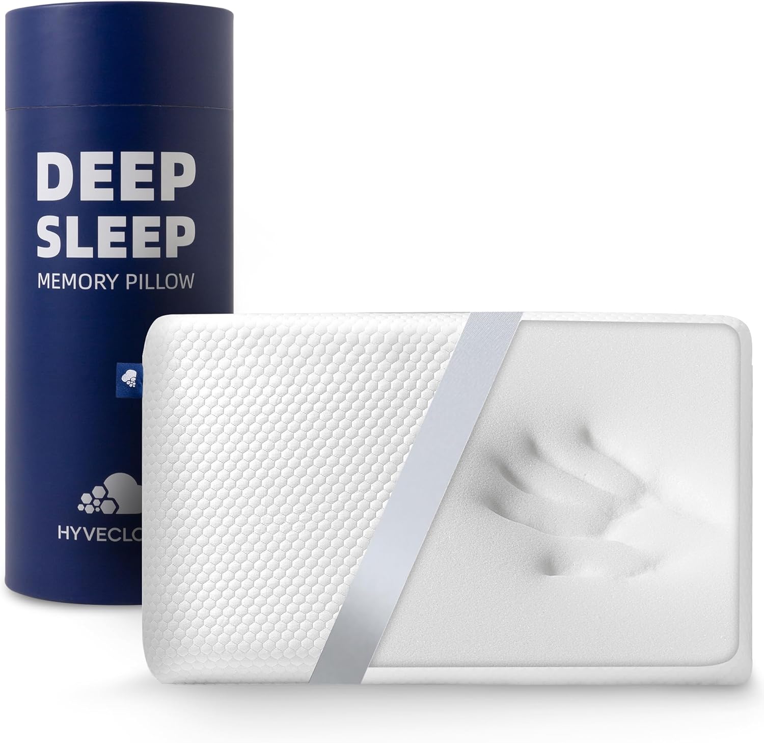 Memory Foam Bed Pillow?Adaptive Pillows for Neck Pain Relief?Medium Firm Pillow for Side,Back,and Stomach Sleepers Keep Pressure Relief to Deep Sleep, 24 * 16 * 5 Inches, Standard Standard(Pack of 1)