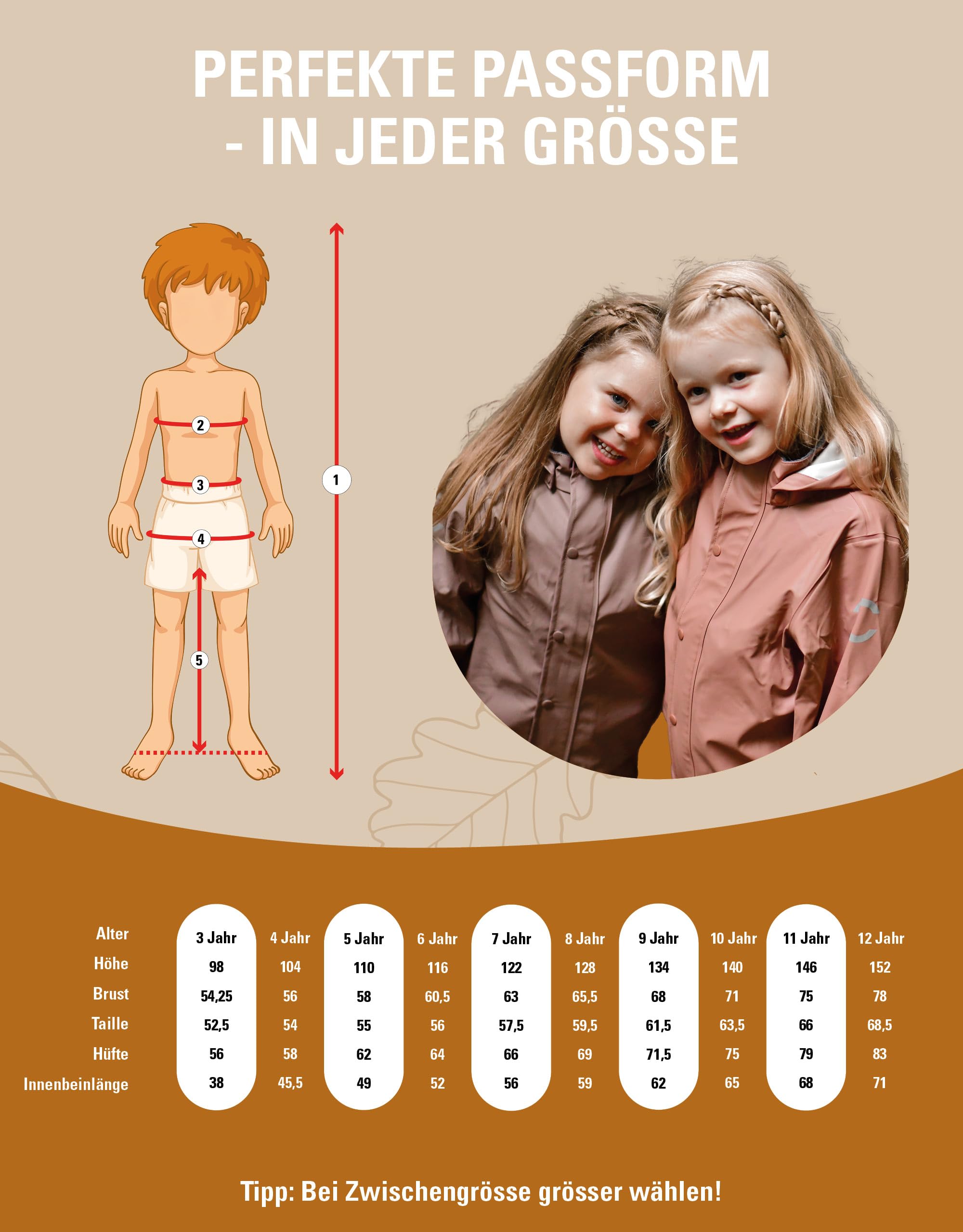 Mikk-line Veste de pluie unisexe pour enfant imperméable et coupe-vent | Veste de pluie pour fille et garçon avec réflecteurs et capuche amovible | Veste légère anti-boue Oeko-Tex