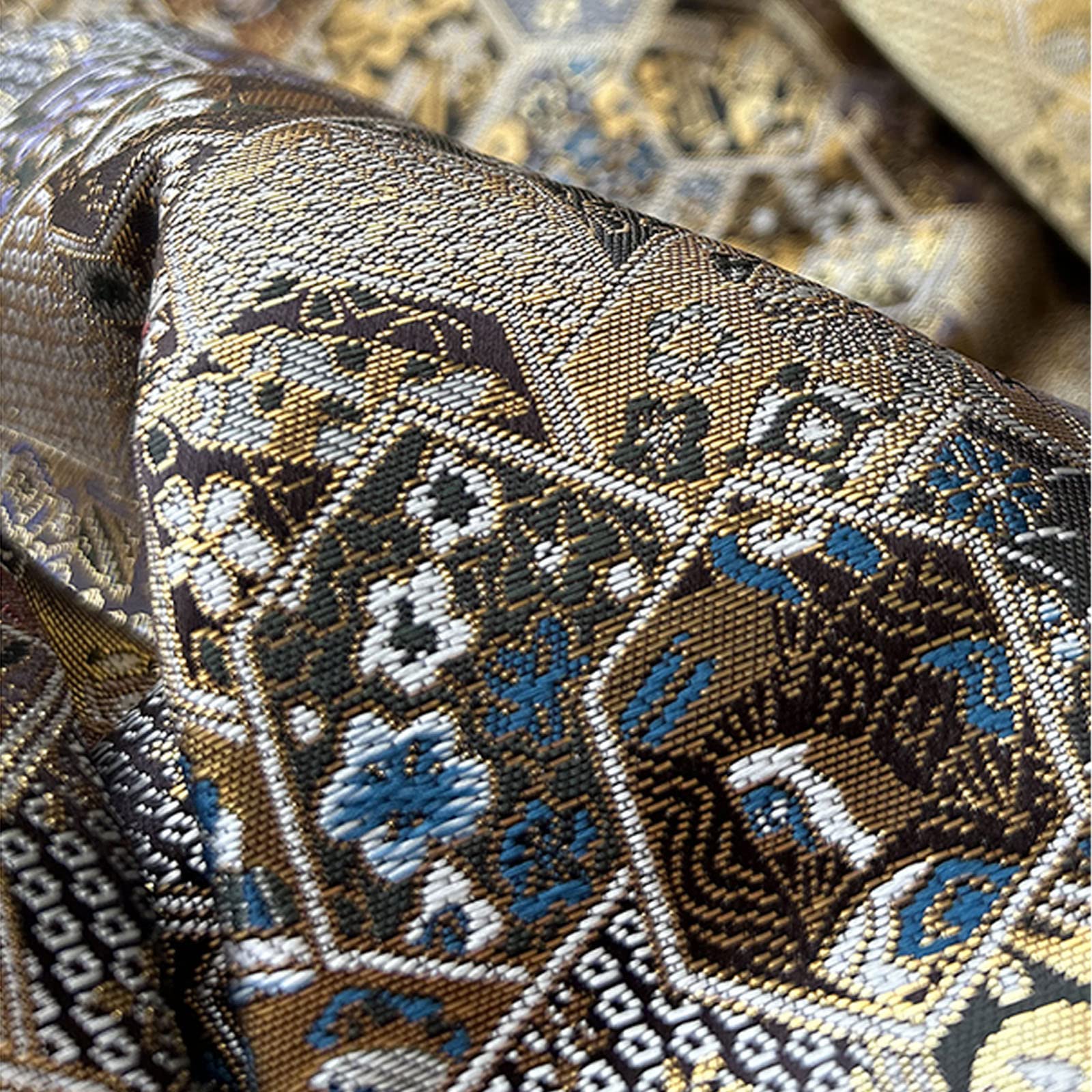 Amazon.com: Brocade Fabric Satin Brocade Jacquard Silk Fabric
