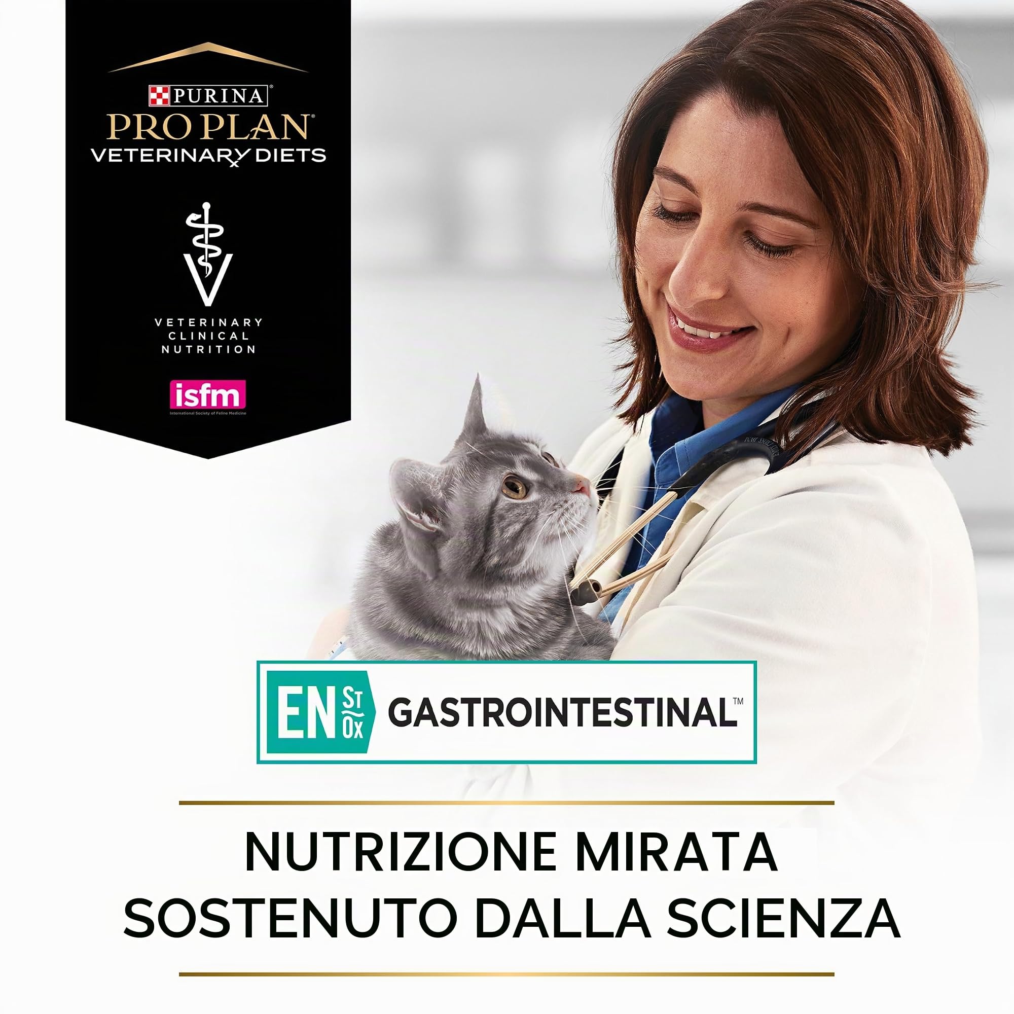 Purina PRO Plan Veterinary Diets Feline En St/Ox Dieta Clinica gastrointestinale per Gatti, asciutta