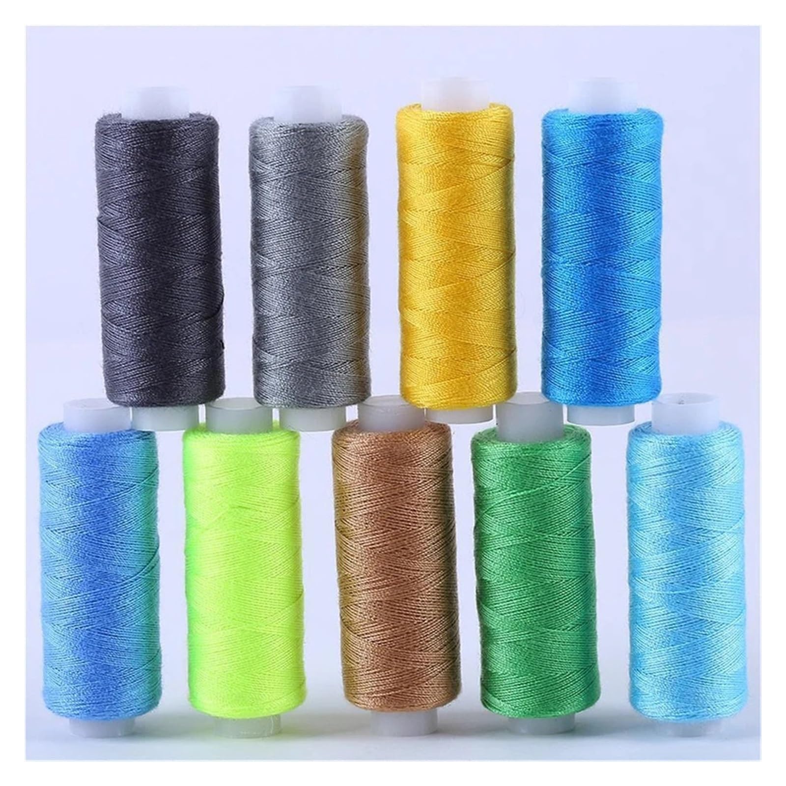 1 Set Di Fili for Cucire In Poliestere for Ricamo, Resistenti E Durevoli for Cucito for Macchine Manuali