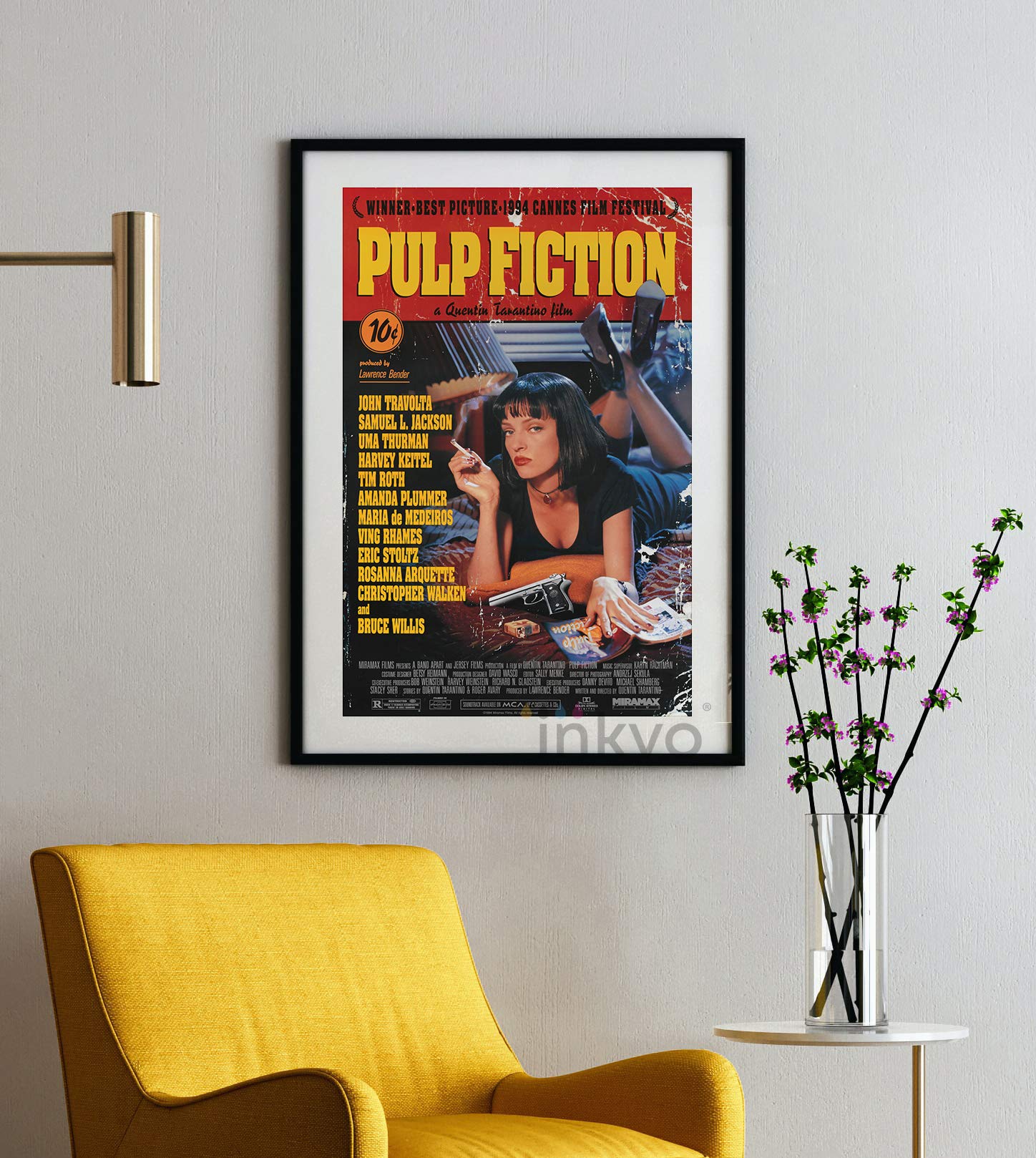 90s VINTAGE PULP FICTION ORIGINAL POSTER