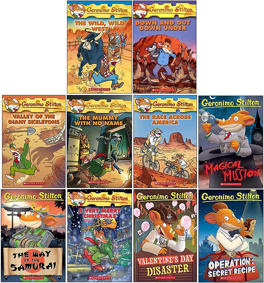 Geronimo Stilton: 10 Book Collection (Series 4) Box Set