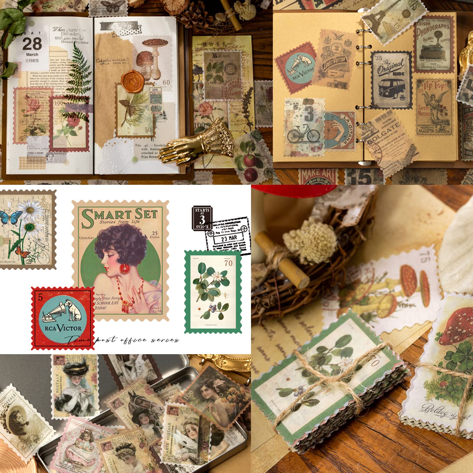 コラージュ素材 コラージュペーパー Amazon | ZEZYXUFM デザインペーパー 240枚 コラージュ素材