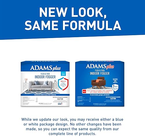 Miniatura 2 de Adams Plus - Nebulizador para interiores de pulgas y garrapatas, 3 latas de 3 onzas, mata pulgas, huevos de pulgas, hormigas, moscas, avispas,