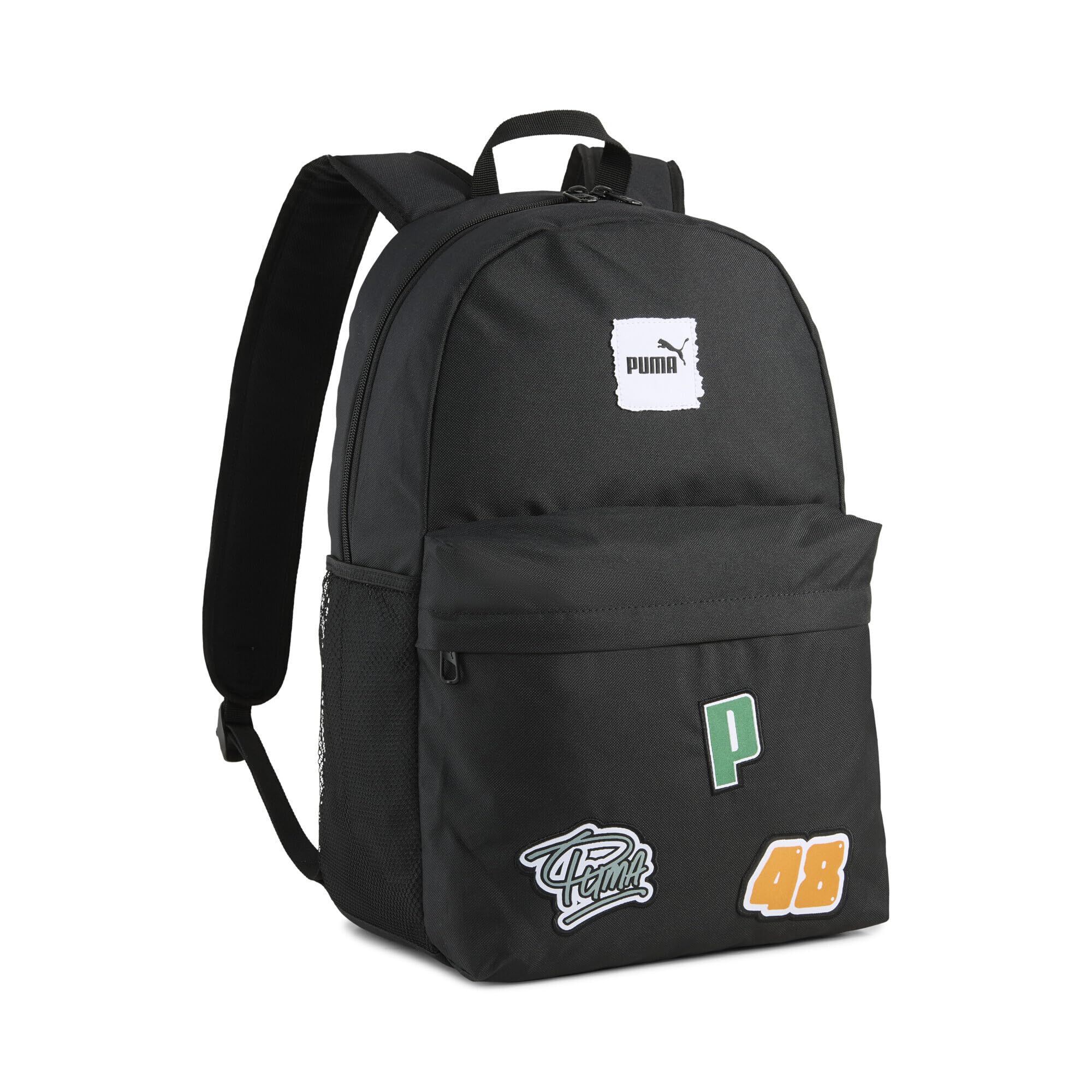 PUMA Phase Patch Backpack Bag, Black, STD