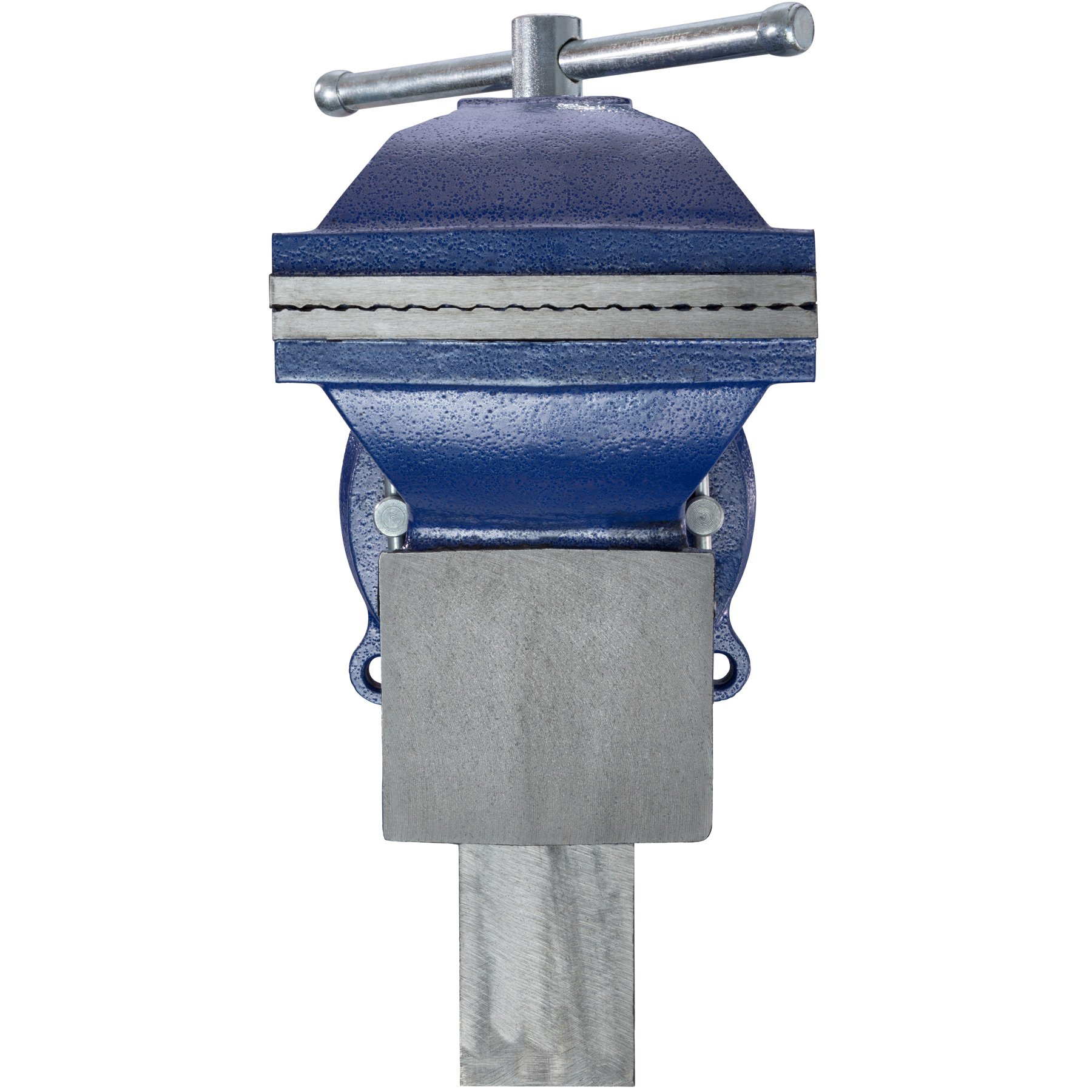tectake® tornillo de banco, hierro fundido con yunque, base giratoria 360°, ideal para banco de trabajo, herramientas de taller, torno de banco, herramienta yunque herrero - 33 x 15 x 17 cm