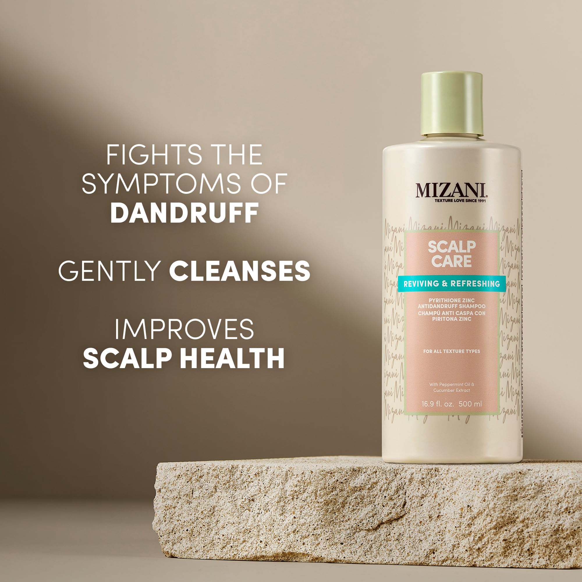 Mizani Scalp Care Dandruff Shampoo | Pyrithione Zinc | Cleanses