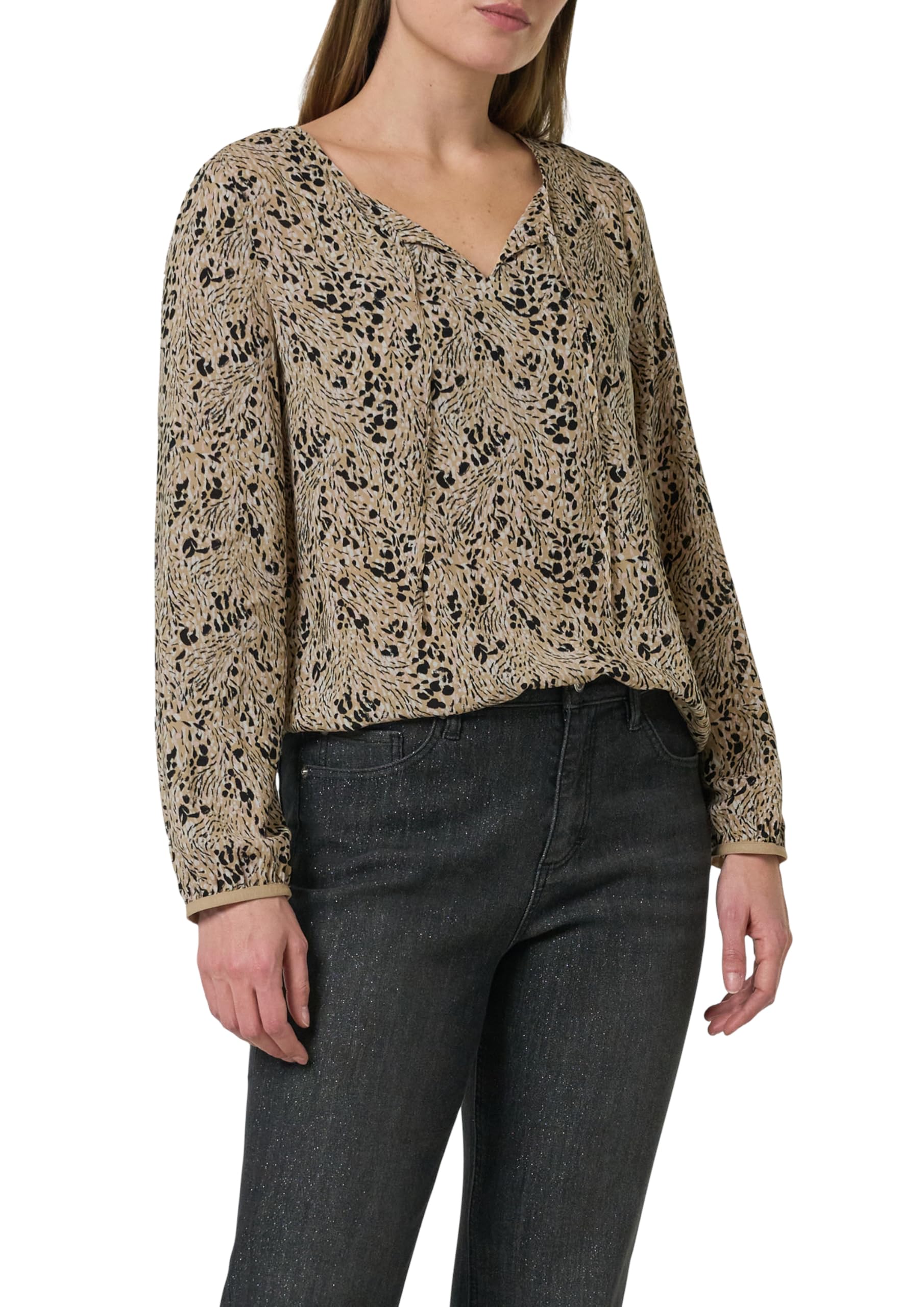 Comma Bluse mit Bindeband