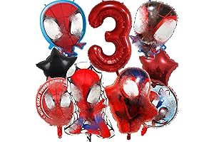 Spider-Man Balloons for Parties : 9 Balloons Superhero Super Spider