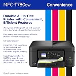 Brother INKvestment Tank MFC-T780DW Color Inkjet All-in-One Printer, Copier, Scanner, Wireless with Duplex Printing and Up to 3 Years of Ink in the Box