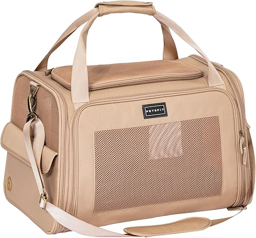Petsfit Transportbox Hund Katze Faltbar Hundetasche für kleine Hunde Katzen Trag