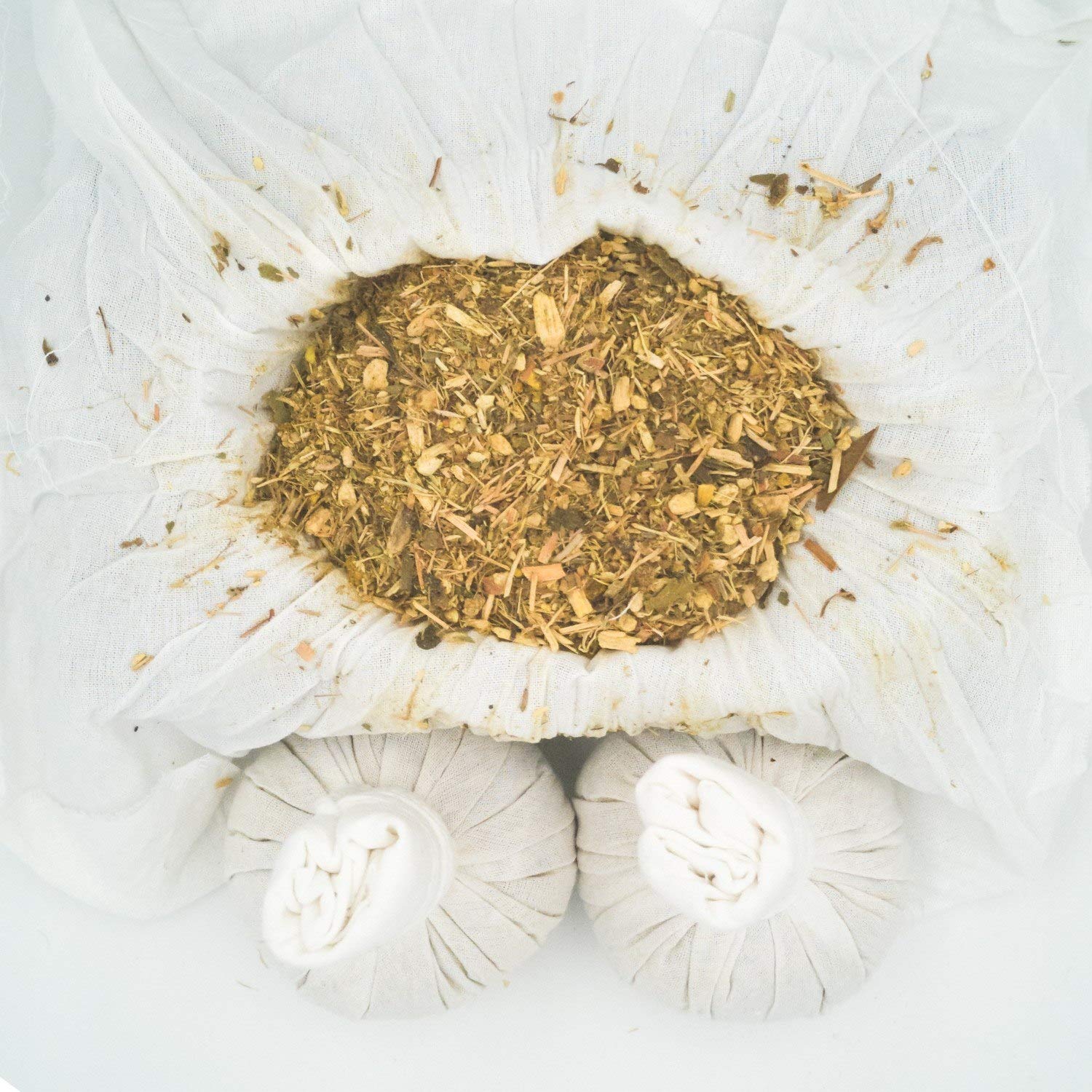 Kitama Pieczątki ziołowe tajskie zioła 150 g 20 sztuk do masaży i wellness