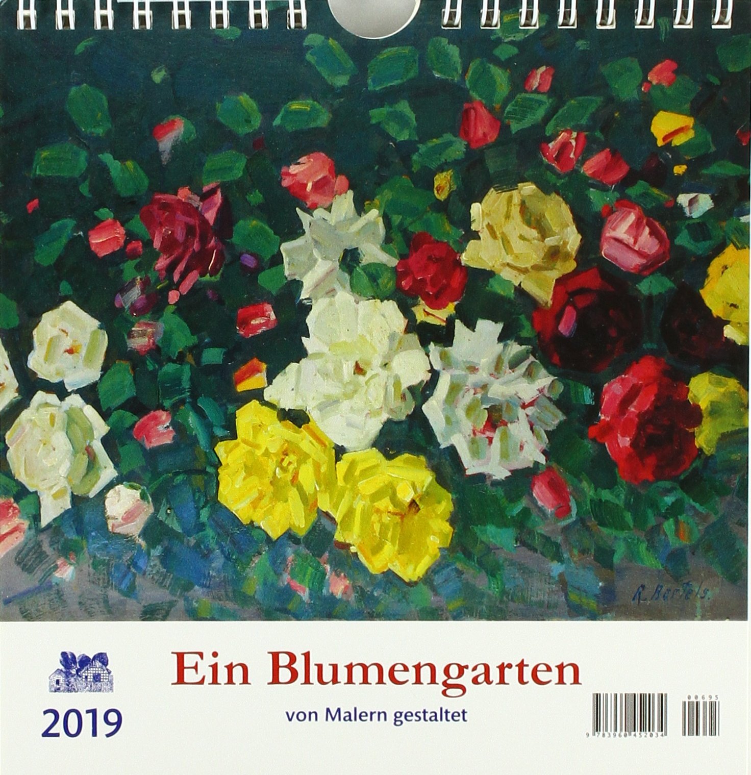 Ein Blumengarten 2019 - Postkartenkalender: Von Malern gestaltet