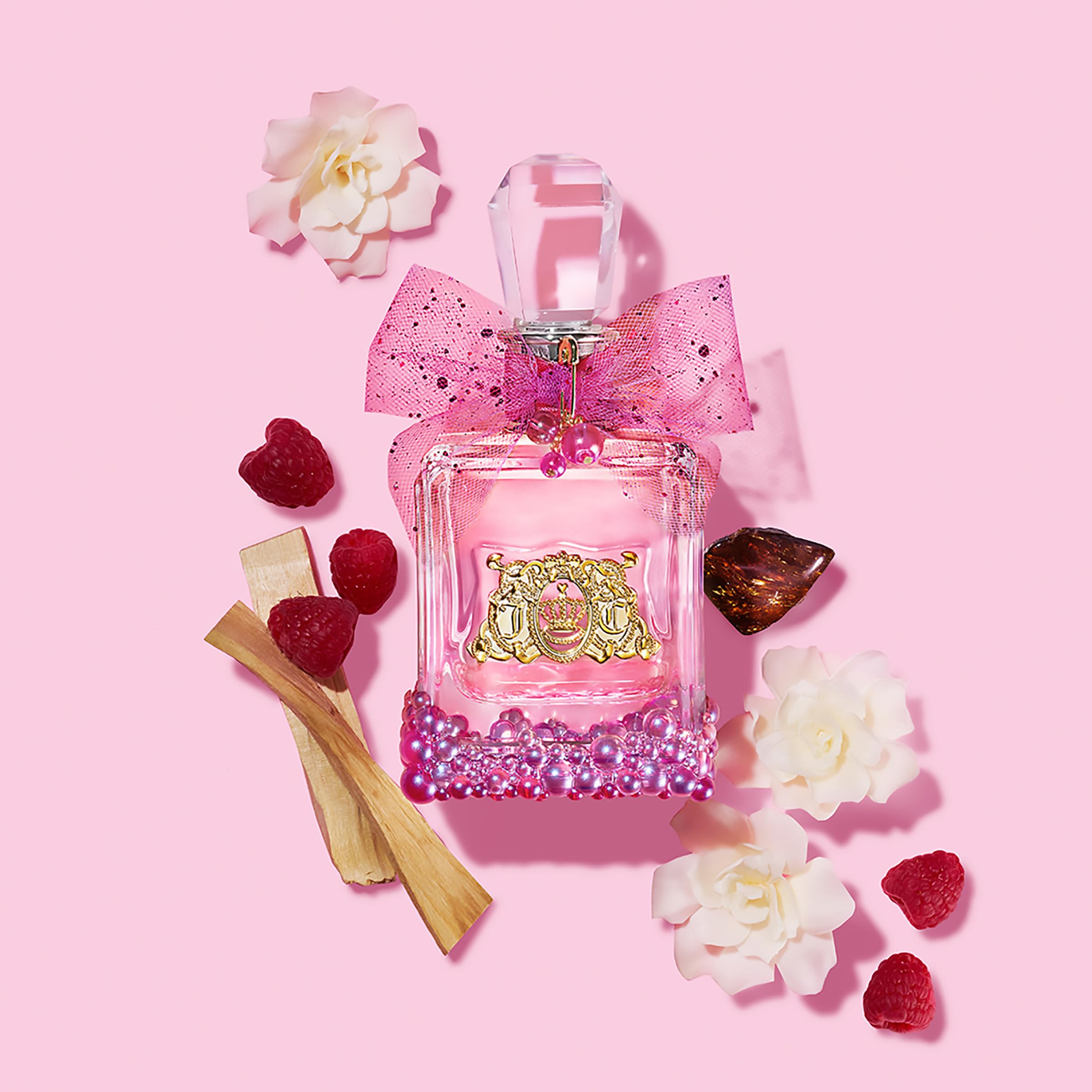Juicy Couture Cofanetto Viva La Juicy Le Bubbly, Eau de Parfum Donna Vaporizzatore, Formato tascabile, Vaporizzatore di sacchetto, Profumo fruttato e Gourmande, Bacche rosa, gelsomino, vaniglia