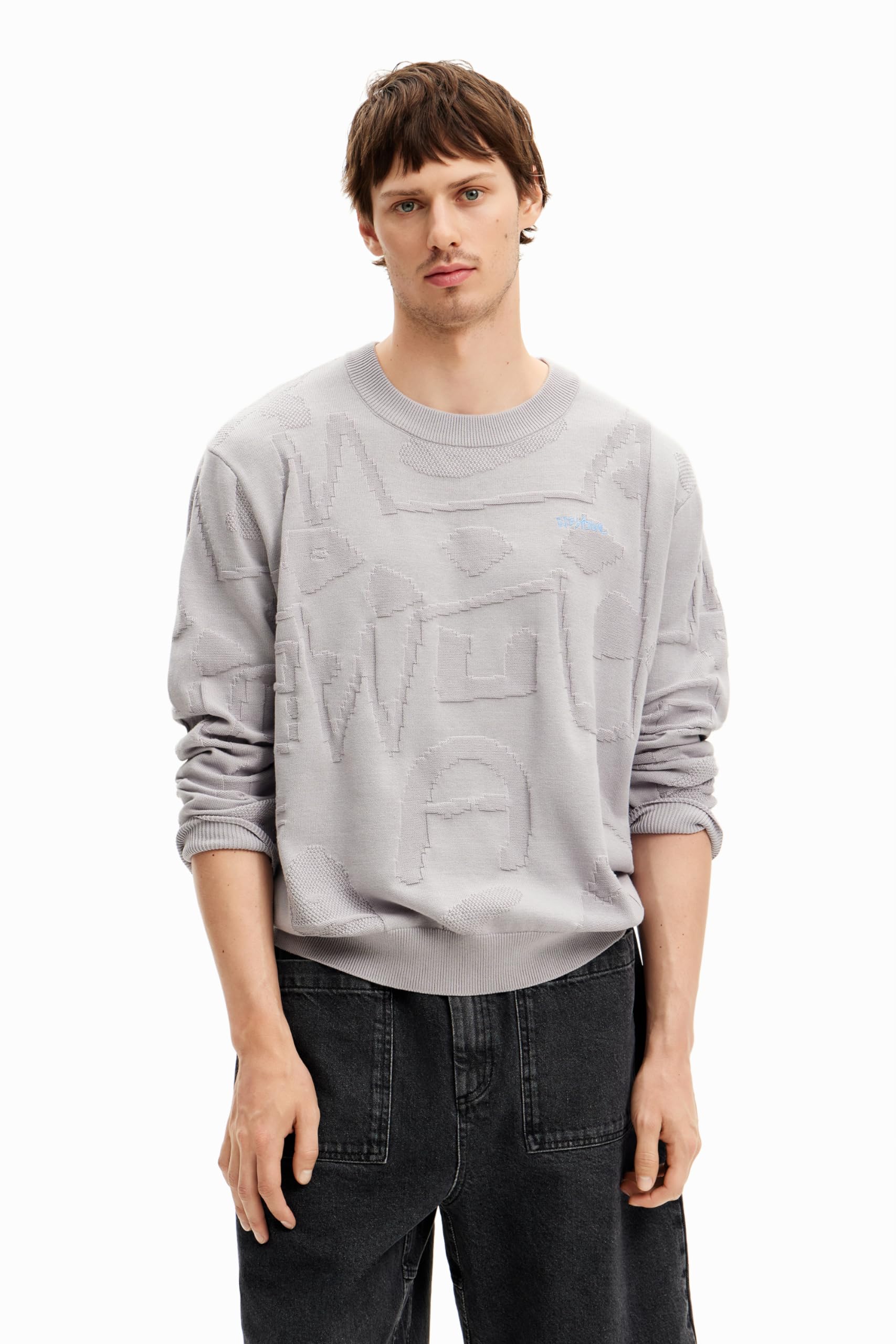 Desigual JERS_AITOR, 2007 Gris Medio, M, Negro, M